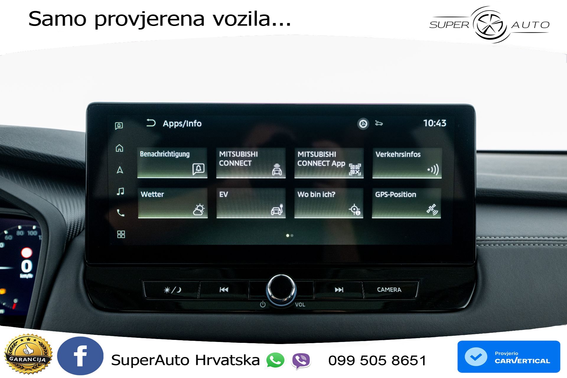 Mitsubishi Outlander 2.4 MIVEC 4WD Aut. Diamond 306 KS, ACC+360+4xGR SJED+PANO