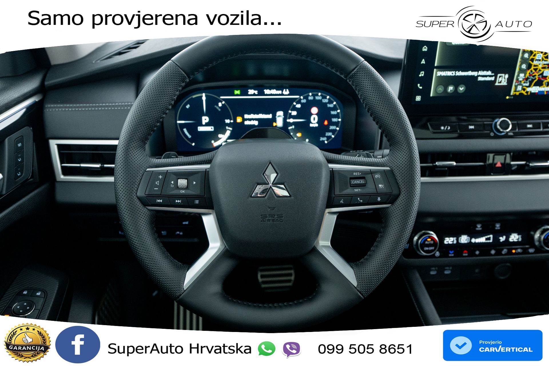 Mitsubishi Outlander 2.4 MIVEC 4WD Aut. Diamond 306 KS, ACC+360+4xGR SJED+PANO