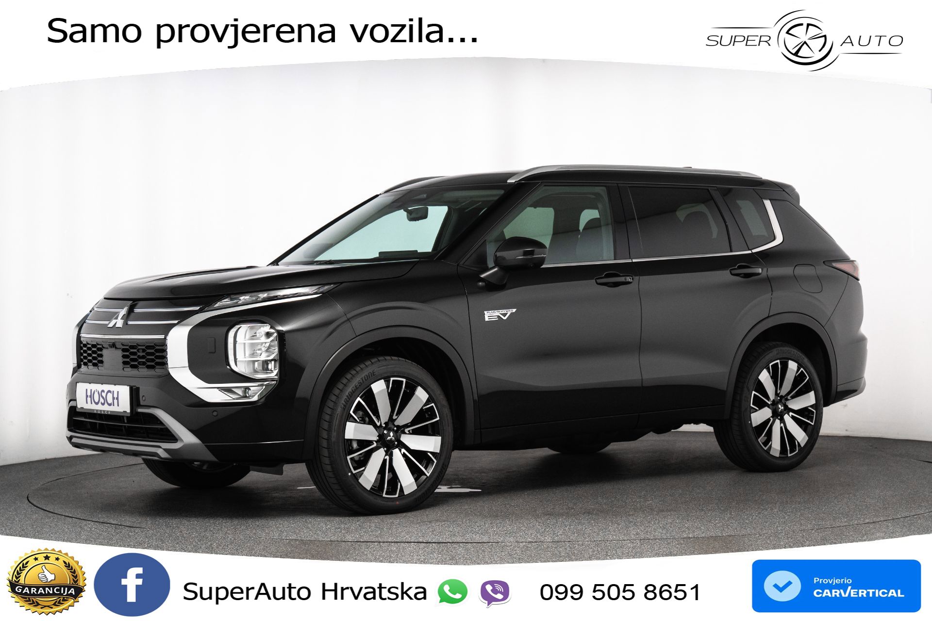 Mitsubishi Outlander 2.4 MIVEC 4WD Aut. Diamond 306 KS, ACC+360+4xGR SJED+PANO