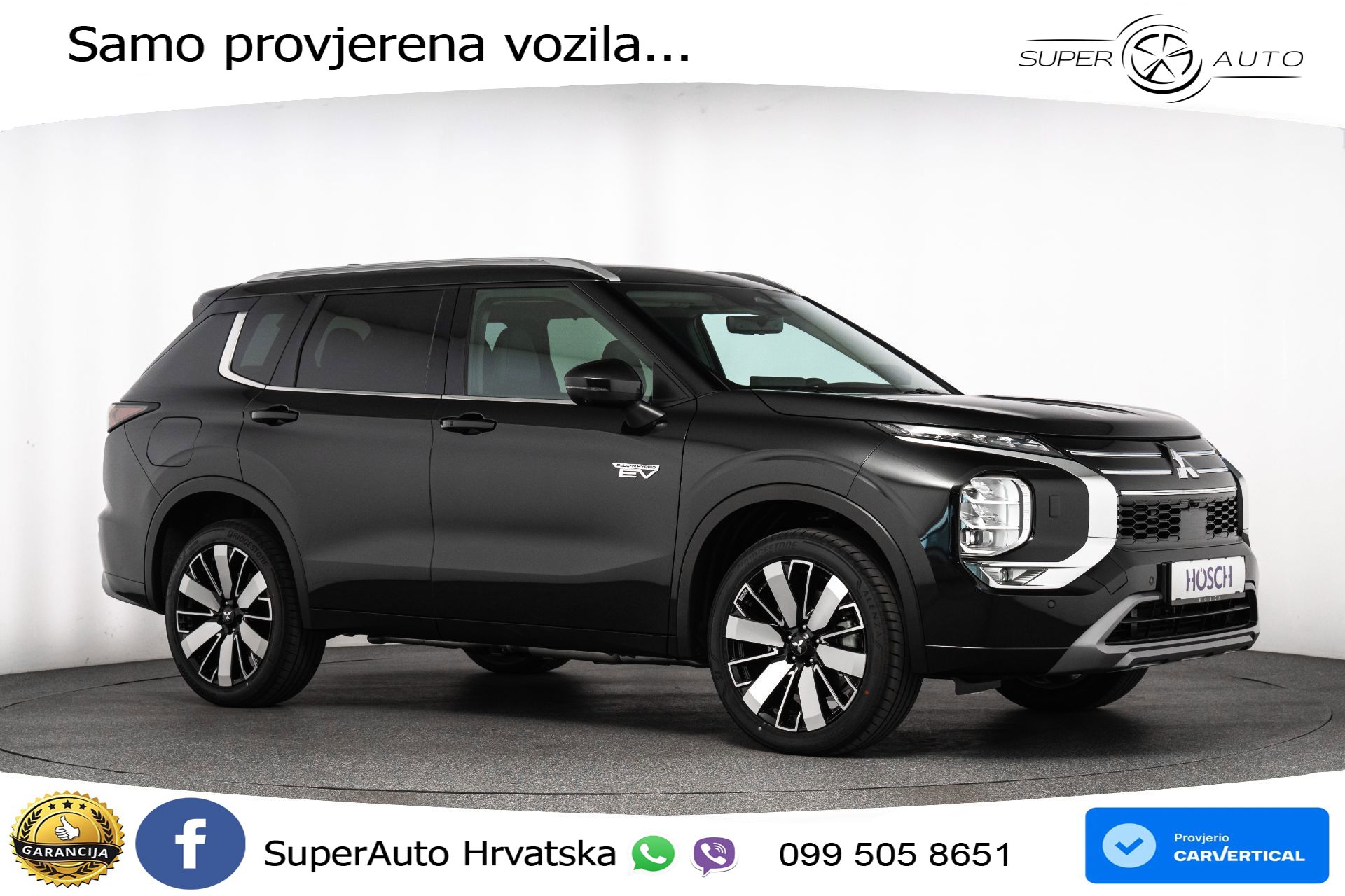 Mitsubishi Outlander 2.4 MIVEC 4WD Aut. Diamond 306 KS, ACC+360+4xGR SJED+PANO