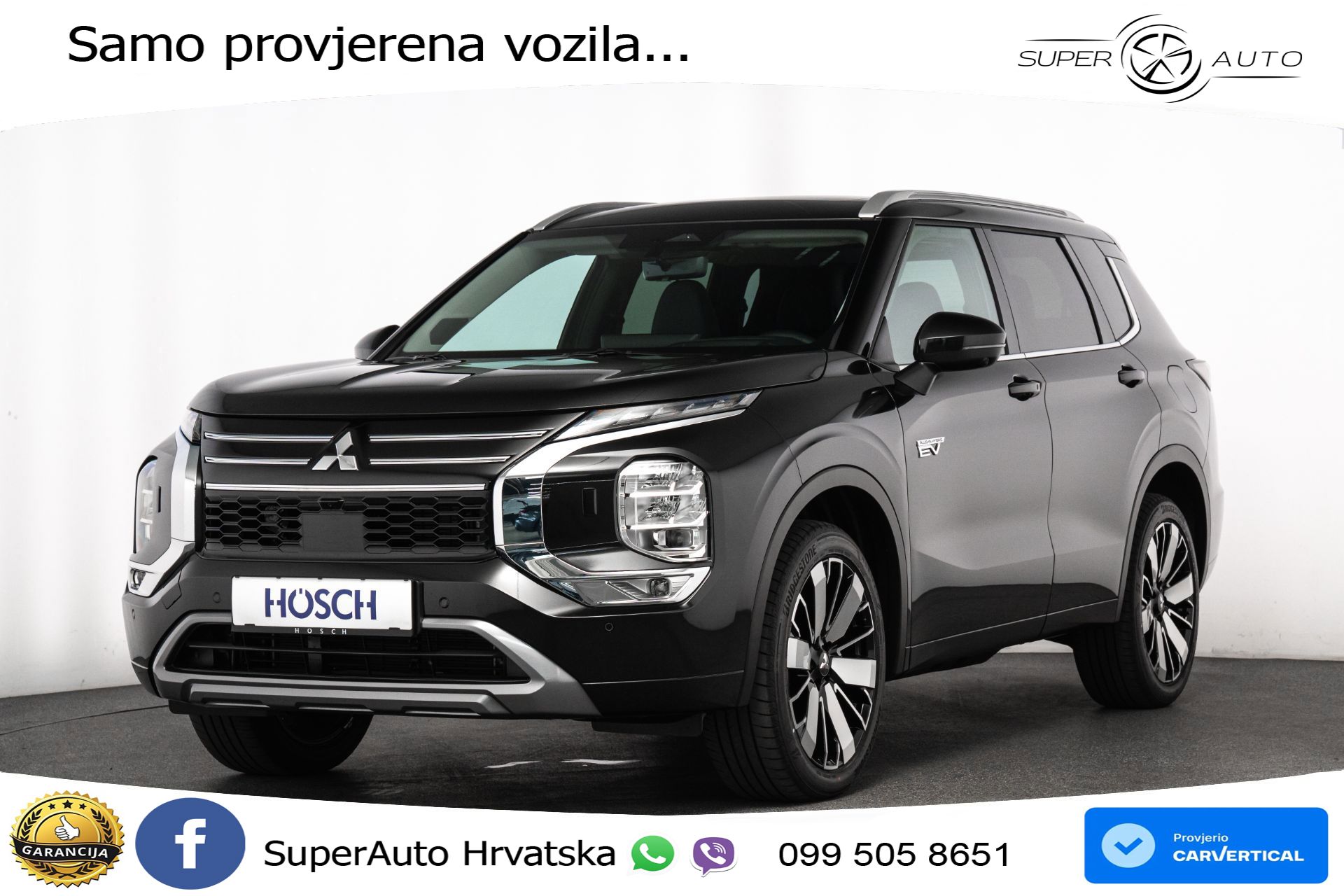 Mitsubishi Outlander 2.4 MIVEC 4WD Aut. Diamond 306 KS, ACC+360+4xGR SJED+PANO