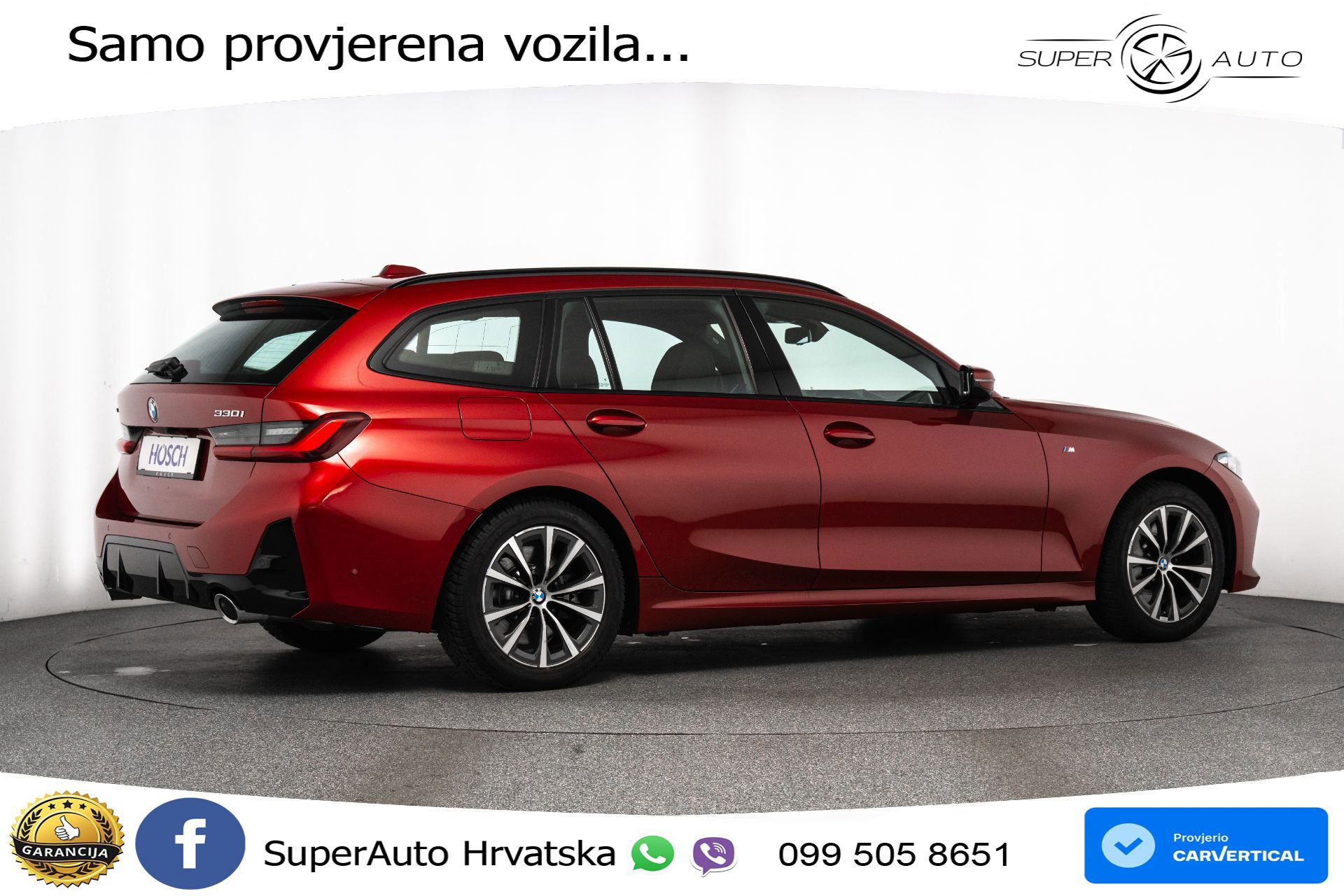 BMW 330i Touring xDrive Aut. M Sport 245 KS, ACC+KAM+GR SJED+VIRT+PARK