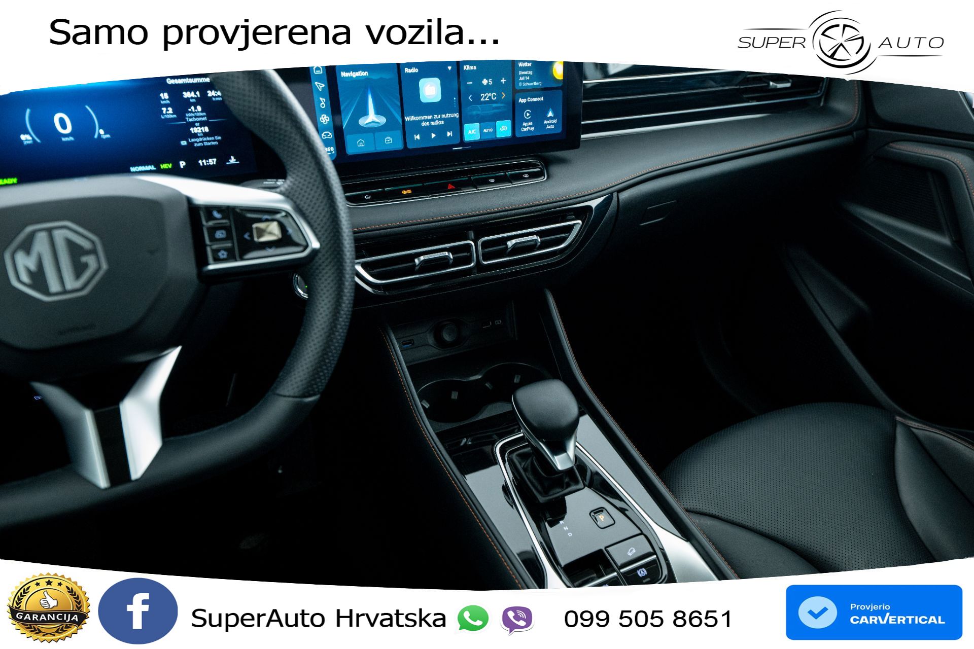 MG HS 1.5T Aut. Luxury 272 KS, LED+ACC+GR SJED+360+VIRT+PDC