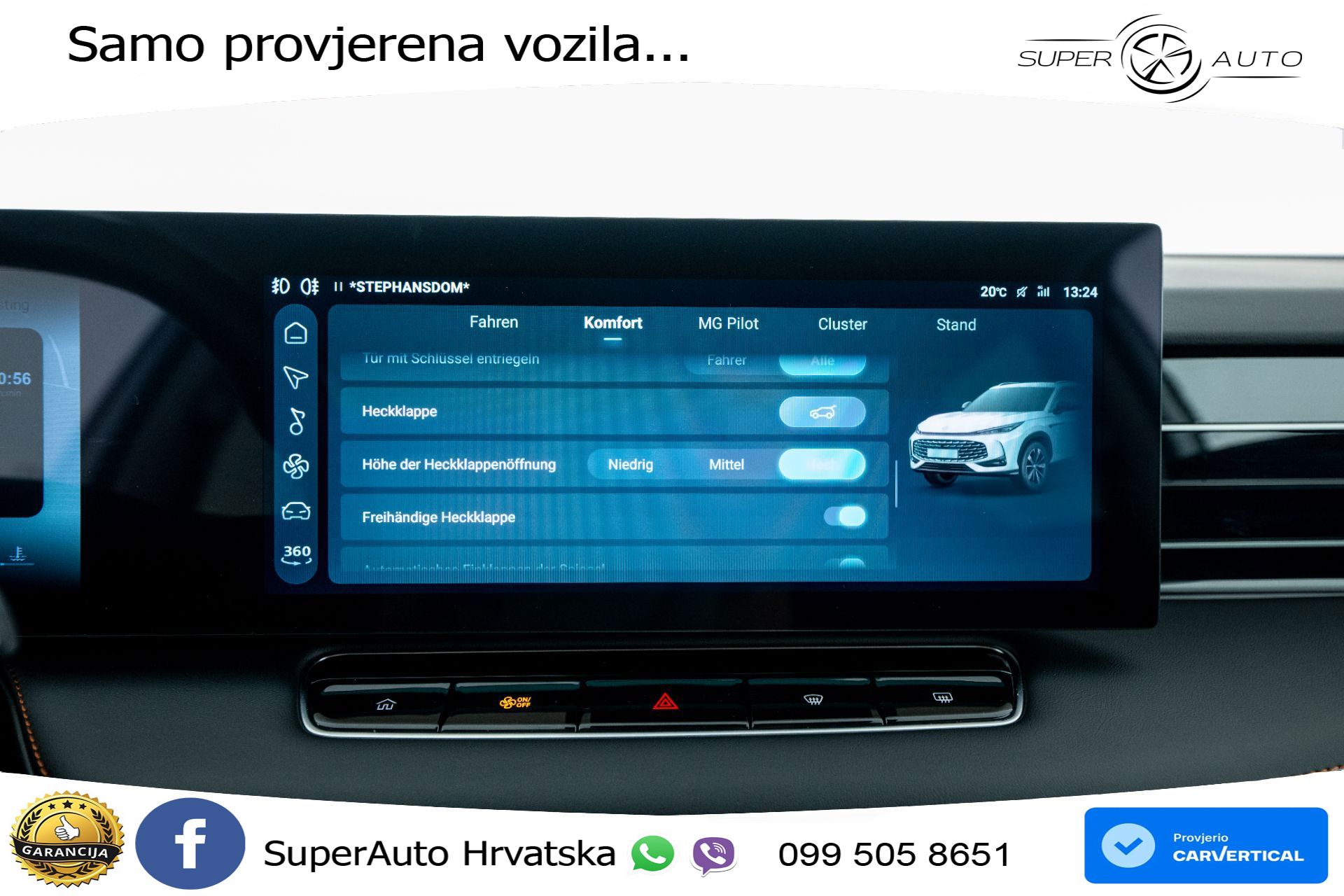 MG HS 1.5T Aut. Luxury 299 KS, LED+ACC+GR SJED+360+ASIST+VIRT