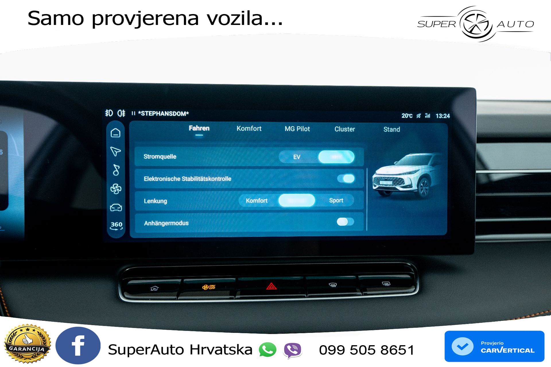 MG HS 1.5T Aut. Luxury 299 KS, LED+ACC+GR SJED+360+ASIST+VIRT