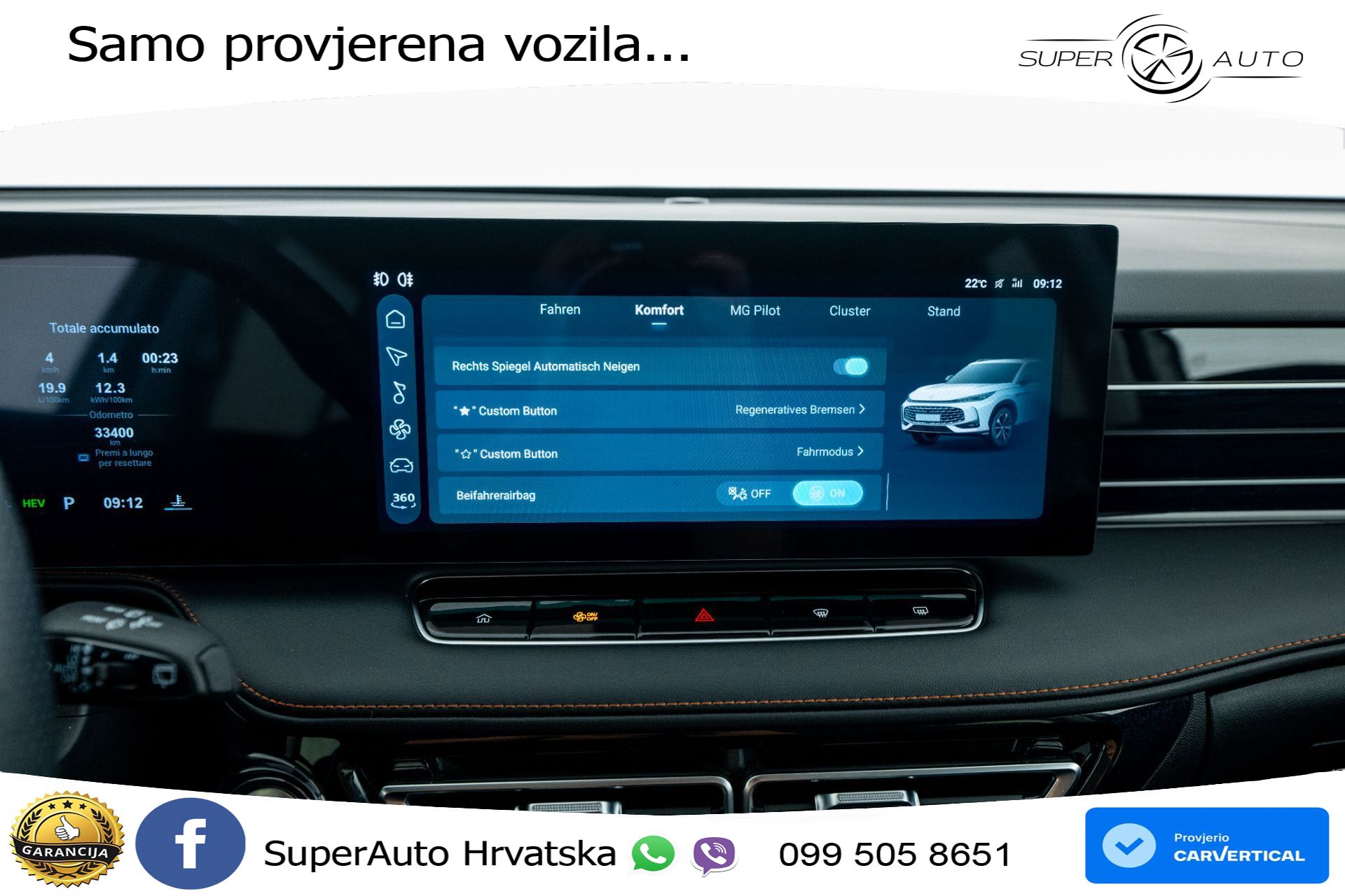 MG HS 1.5T Aut. Luxury 272 KS, LED+ACC+GR SJED+360+ASIST+VIRT