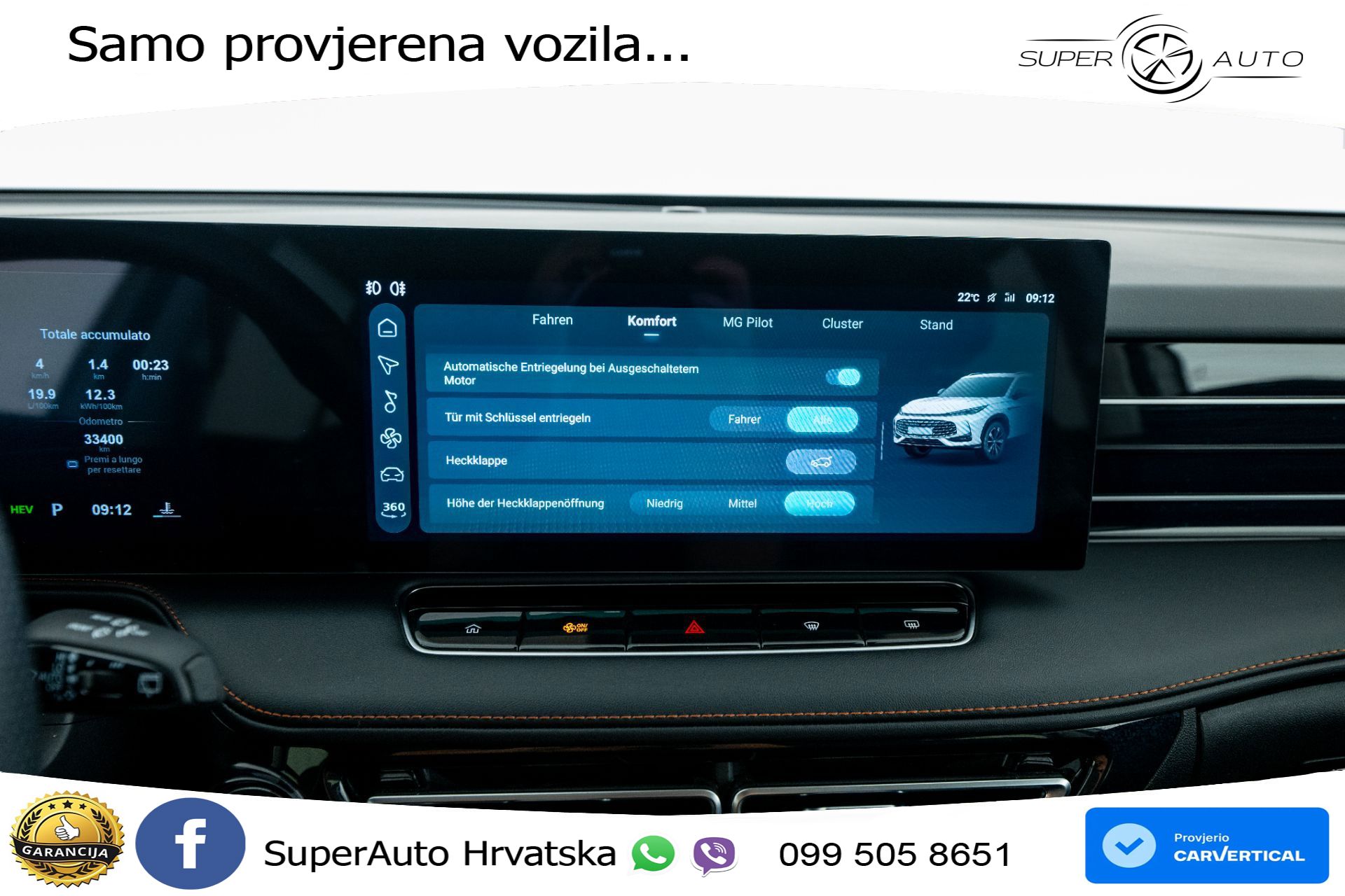 MG HS 1.5T Aut. Luxury 272 KS, LED+ACC+GR SJED+360+ASIST+VIRT