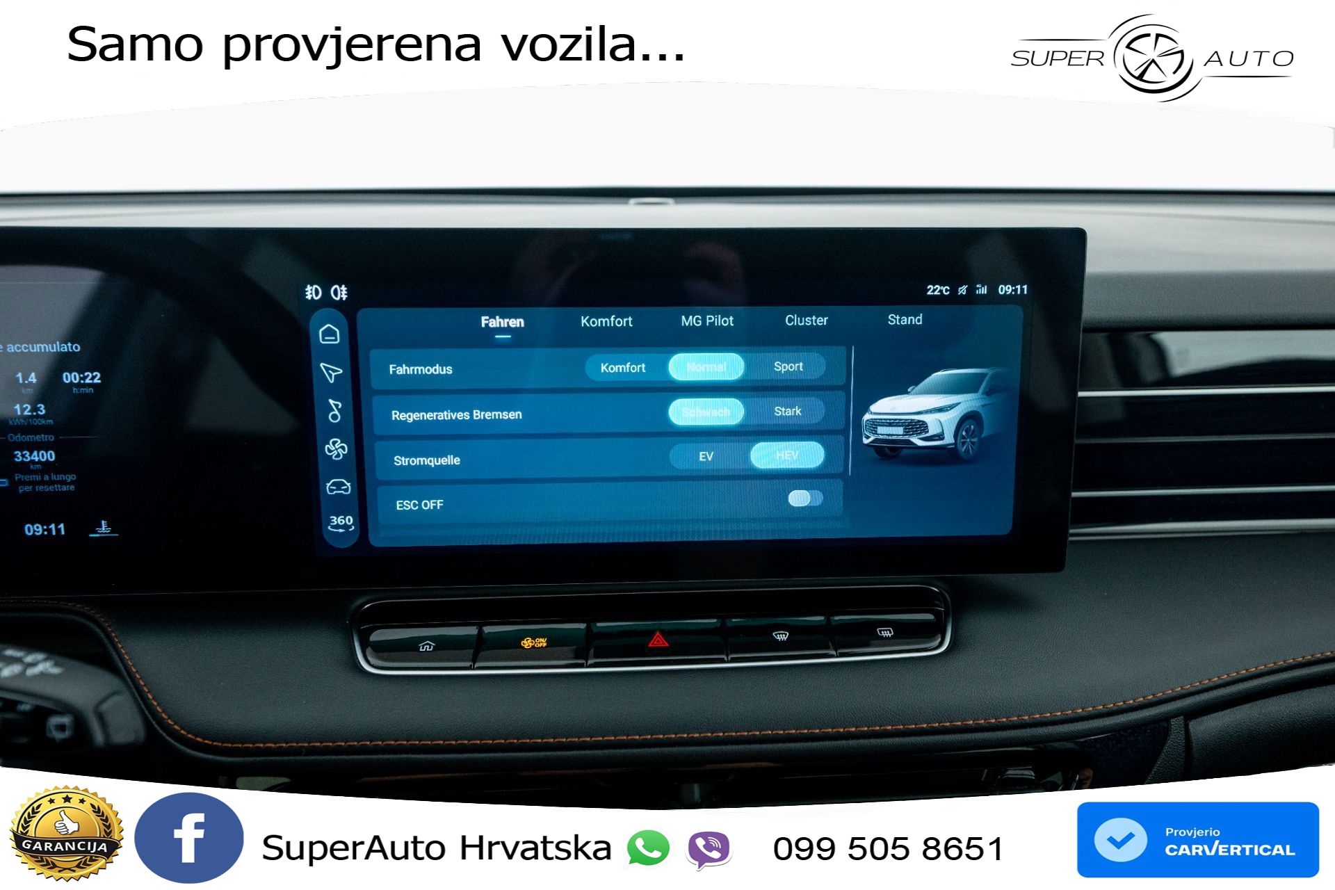 MG HS 1.5T Aut. Luxury 272 KS, LED+ACC+GR SJED+360+ASIST+VIRT