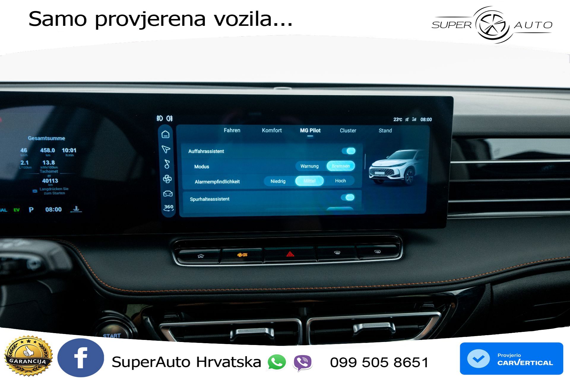 MG HS 1.5T Aut. Luxury 272 KS, LED+ACC+GR SJED+360+VIRT+PDC