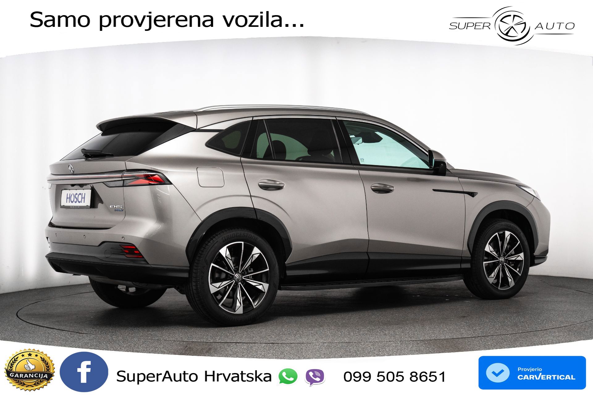 MG HS 1.5T Aut. Luxury 272 KS, LED+ACC+GR SJED+360+VIRT+PDC
