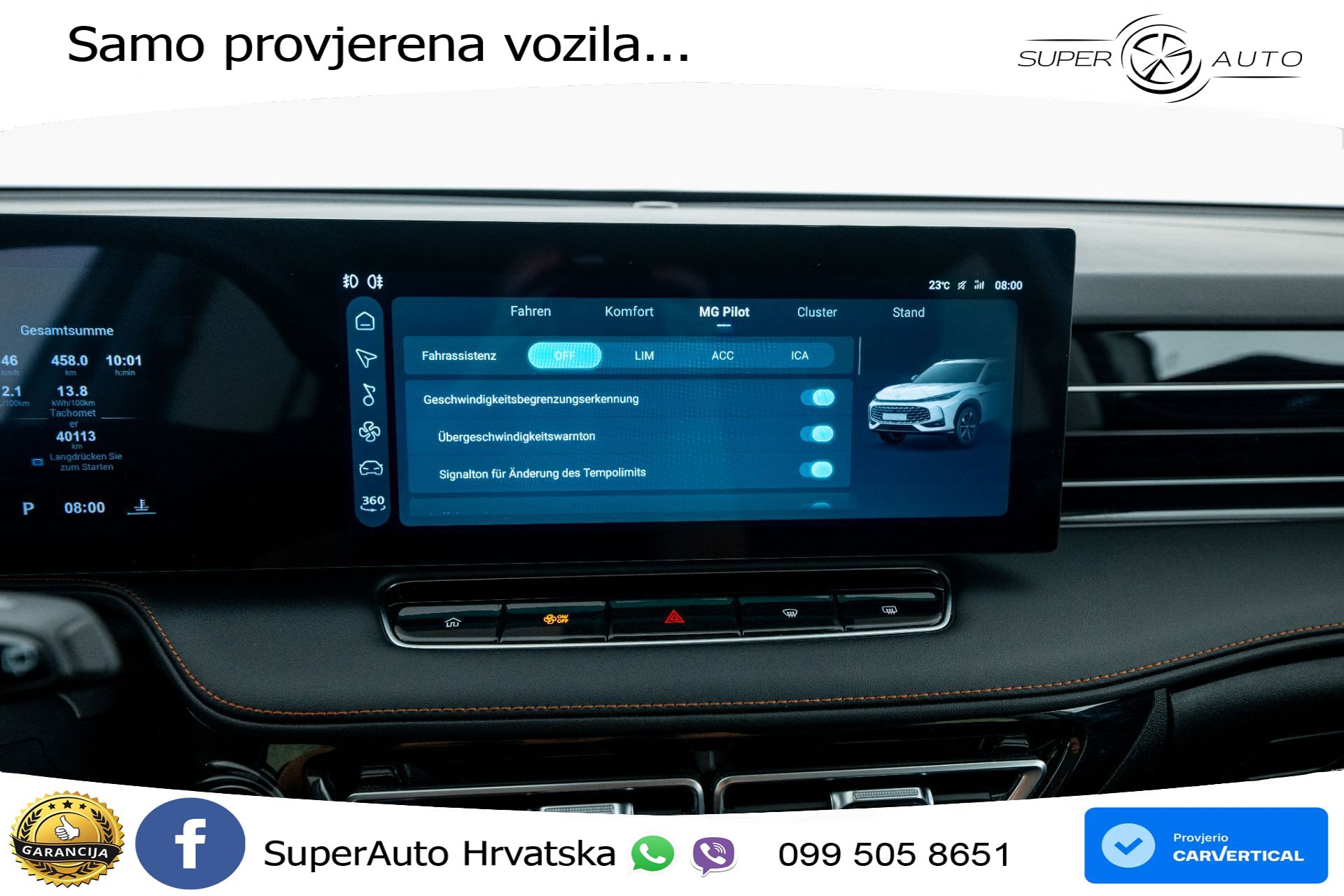 MG HS 1.5T Aut. Luxury 272 KS, LED+ACC+GR SJED+360+VIRT+PDC