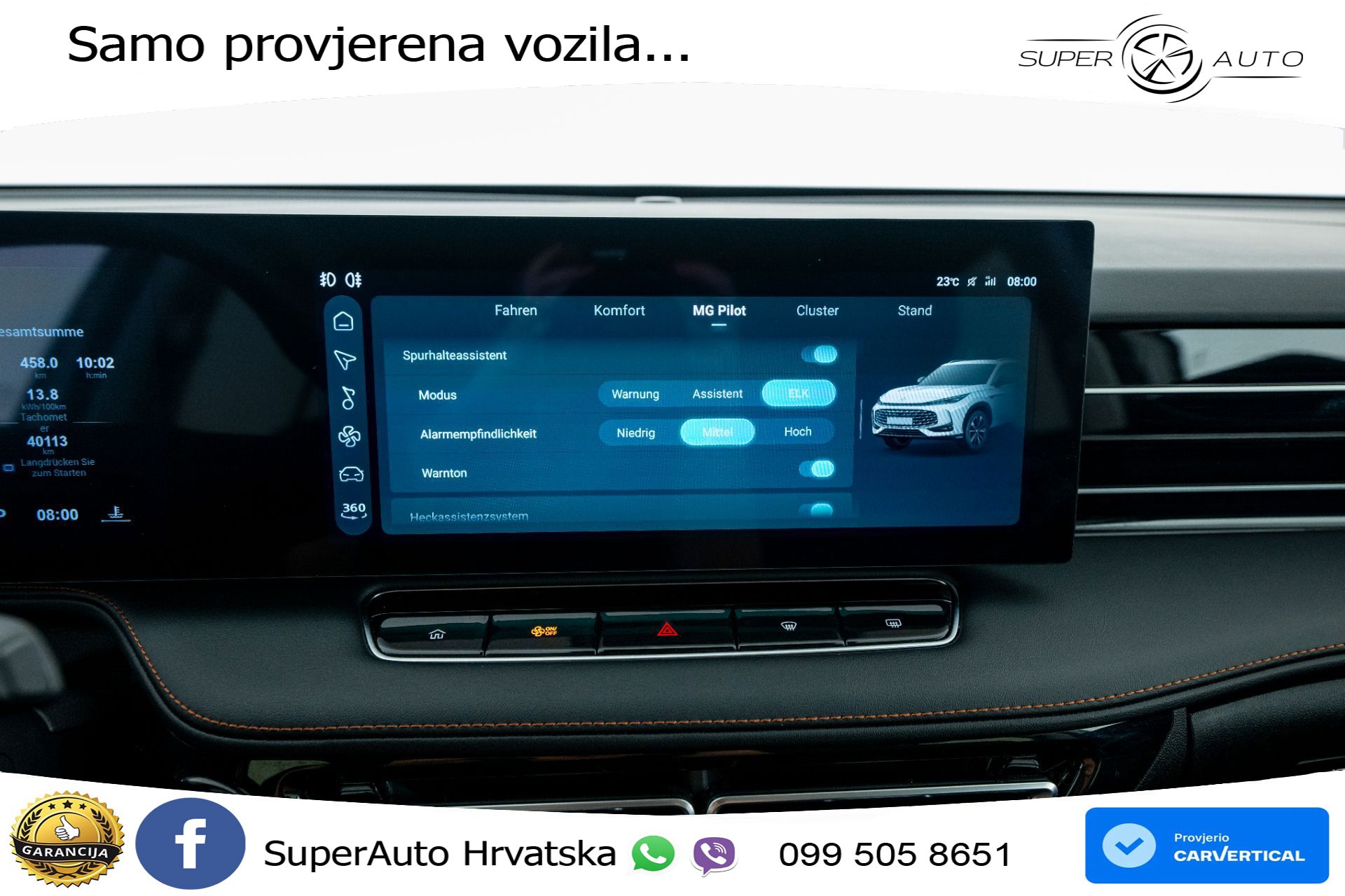MG HS 1.5T Aut. Luxury 272 KS, LED+ACC+GR SJED+360+VIRT+PDC