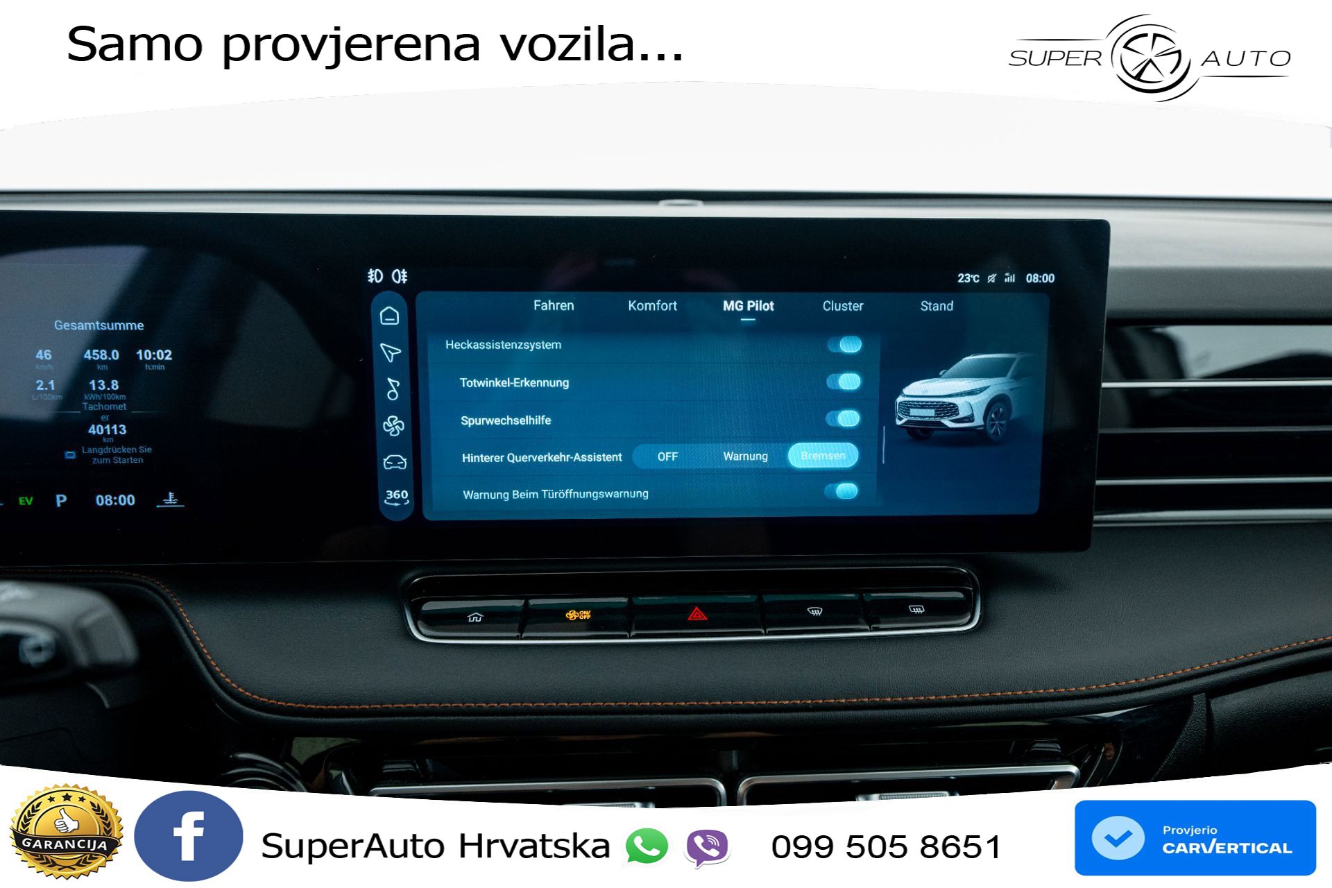 MG HS 1.5T Aut. Luxury 272 KS, LED+ACC+GR SJED+360+VIRT+PDC