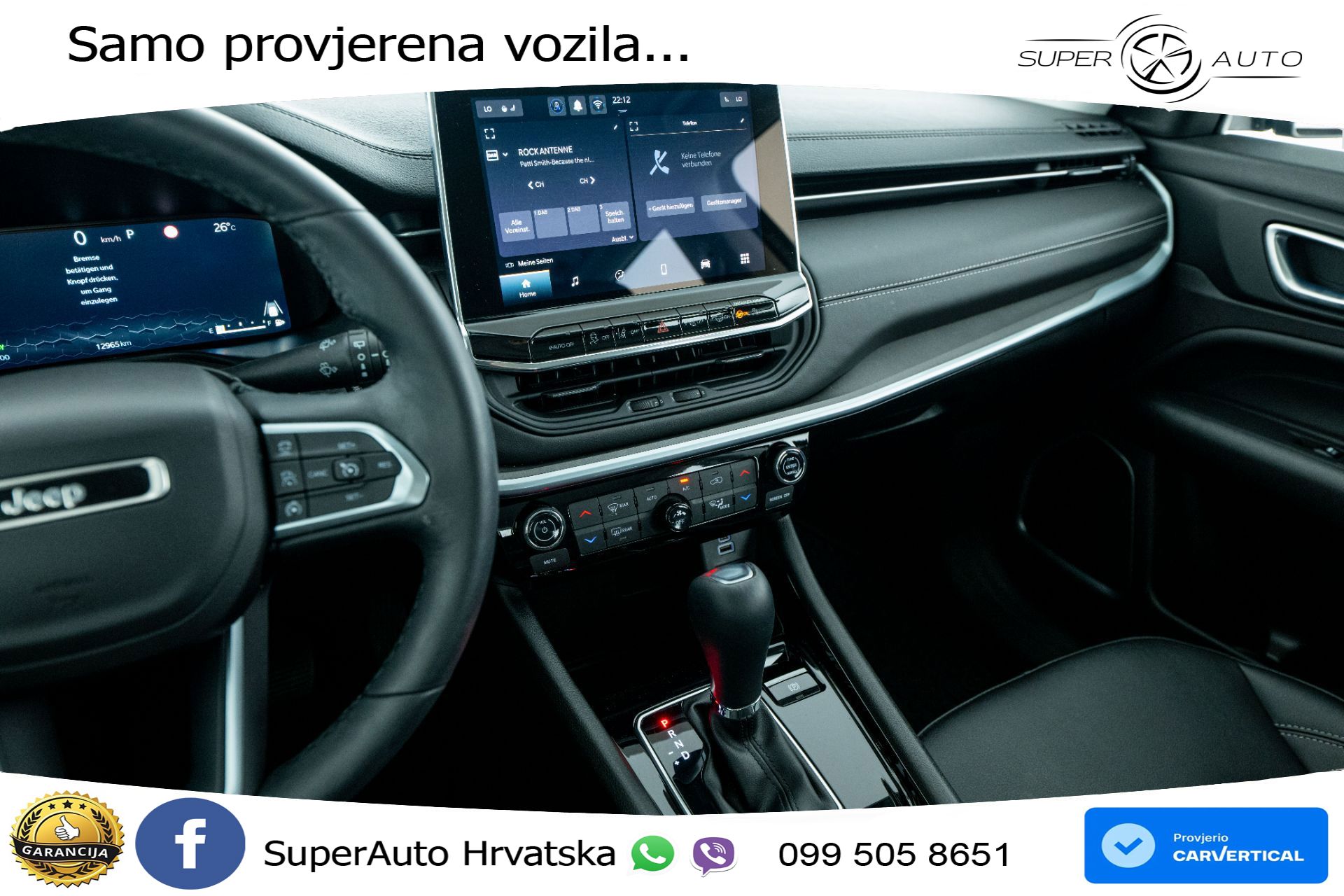 Jeep Compass 1.5 GSE Aut. 130 KS, LED+ACC+GR SJED+KAM+VIRT+PDC