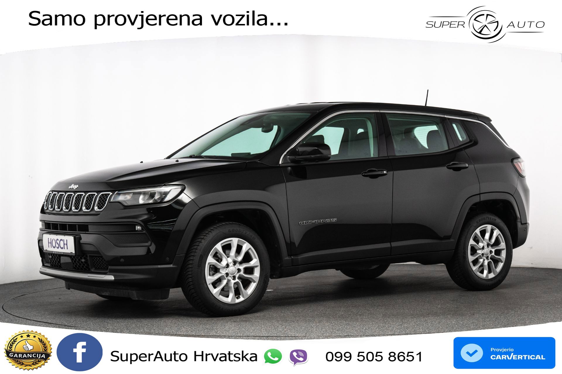 Jeep Compass 1.5 GSE Aut. 130 KS, LED+ACC+GR SJED+KAM+VIRT+PDC
