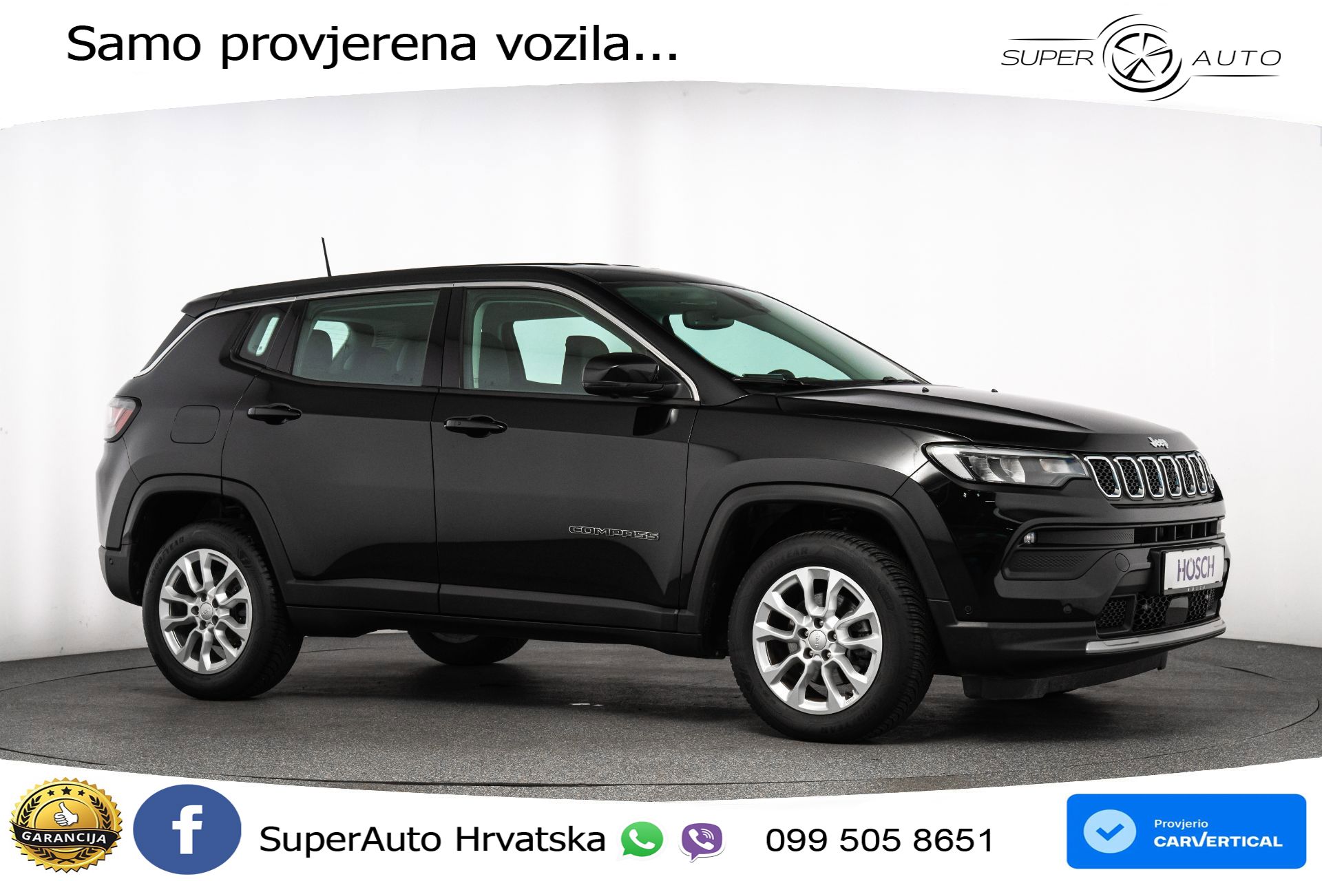 Jeep Compass 1.5 GSE Aut. 130 KS, LED+ACC+GR SJED+KAM+VIRT+PDC