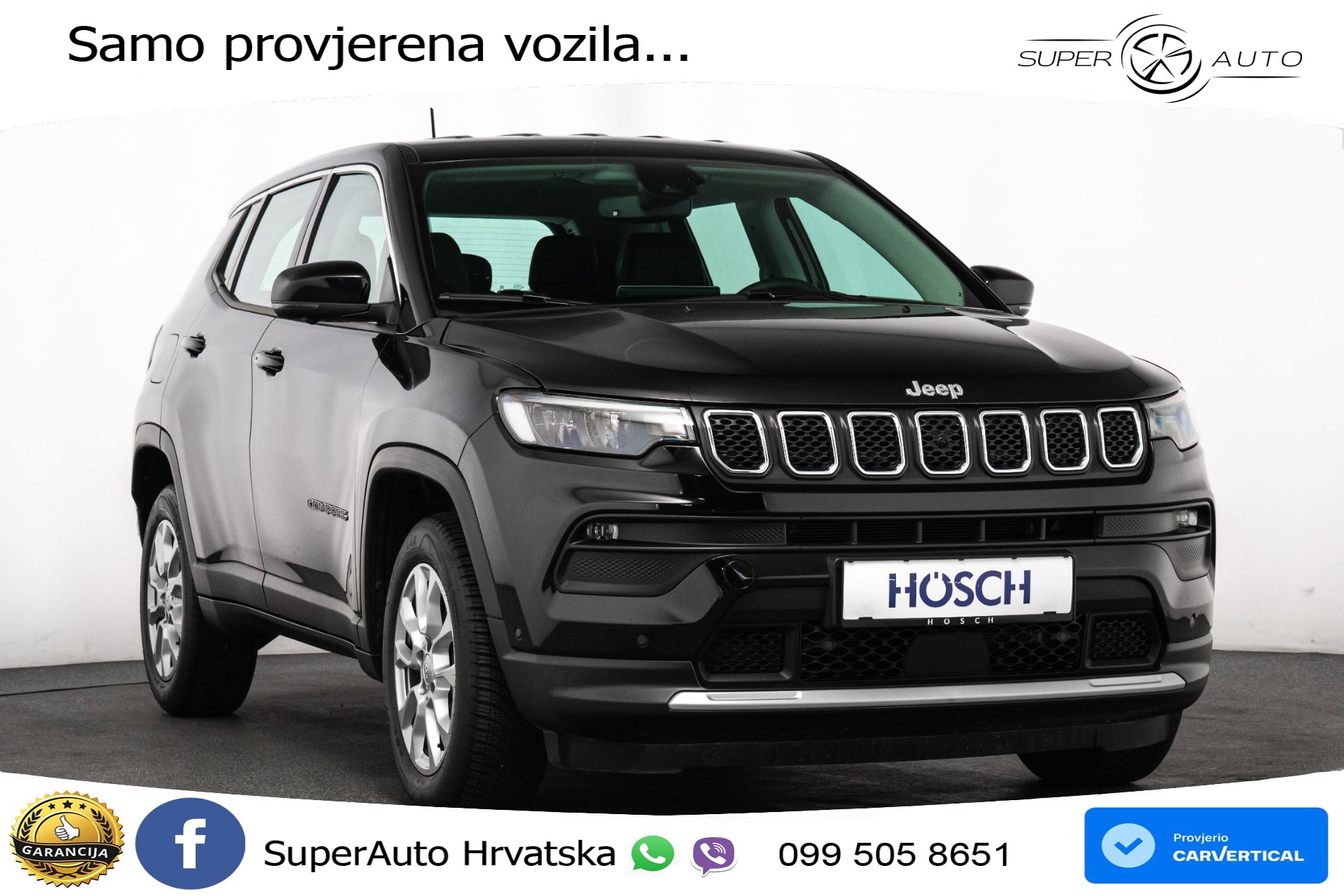 Jeep Compass 1.5 GSE Aut. 130 KS, LED+ACC+GR SJED+KAM+VIRT+PDC