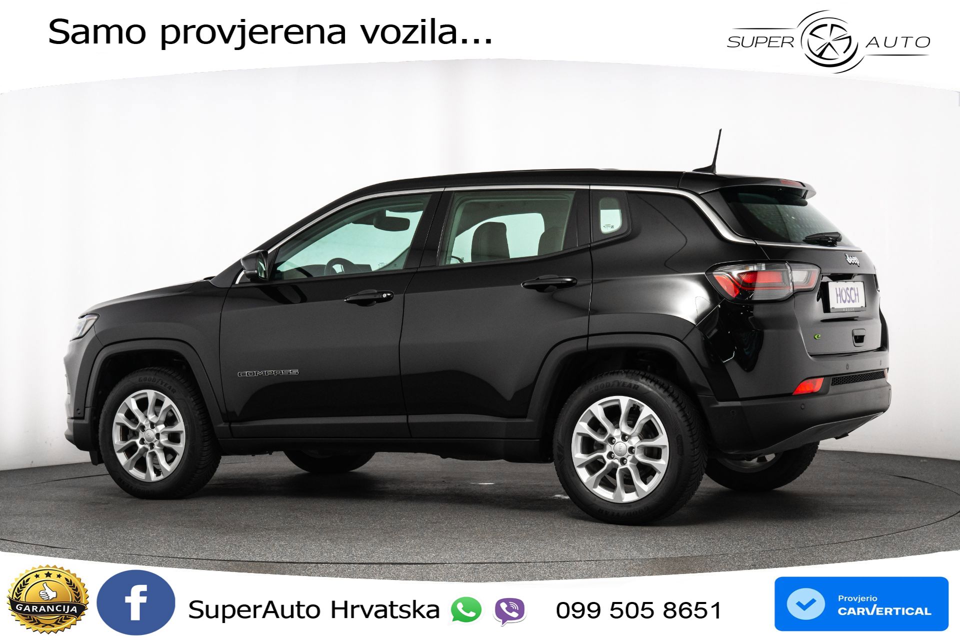 Jeep Compass 1.5 GSE Aut. 130 KS, LED+ACC+GR SJED+KAM+VIRT+PDC