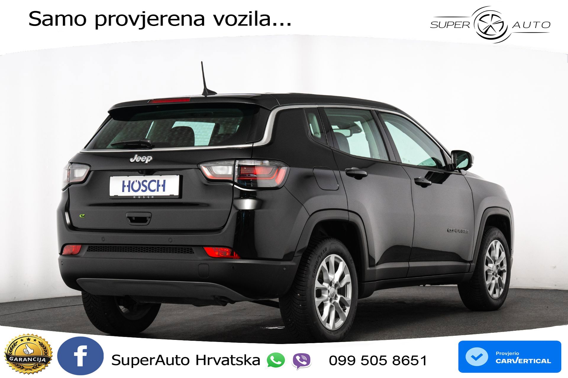 Jeep Compass 1.5 GSE Aut. 130 KS, LED+ACC+GR SJED+KAM+VIRT+PDC