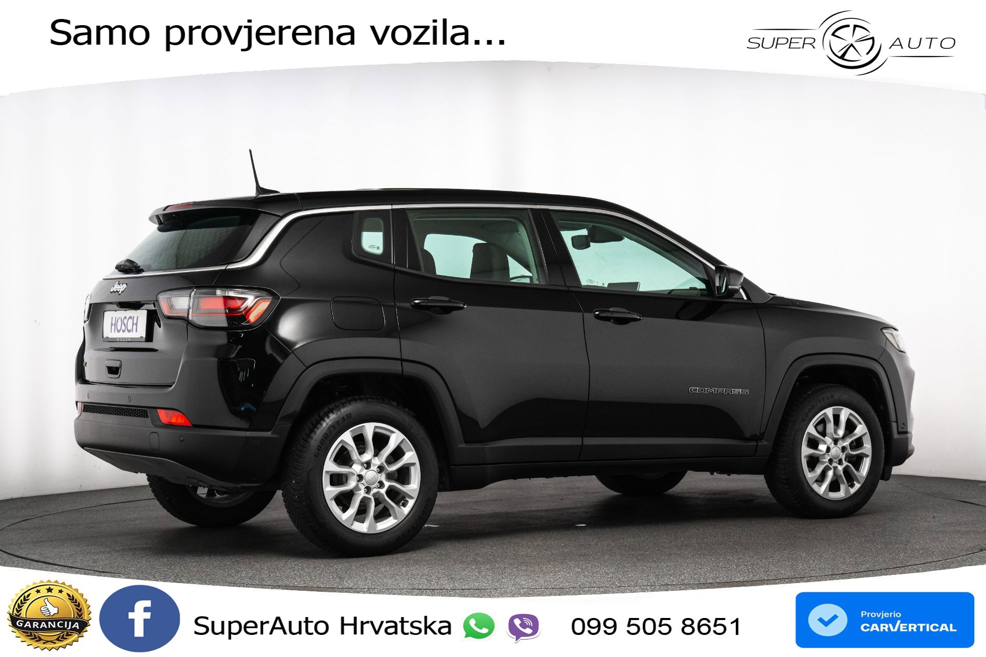 Jeep Compass 1.5 GSE Aut. 130 KS, LED+ACC+GR SJED+KAM+VIRT+PDC