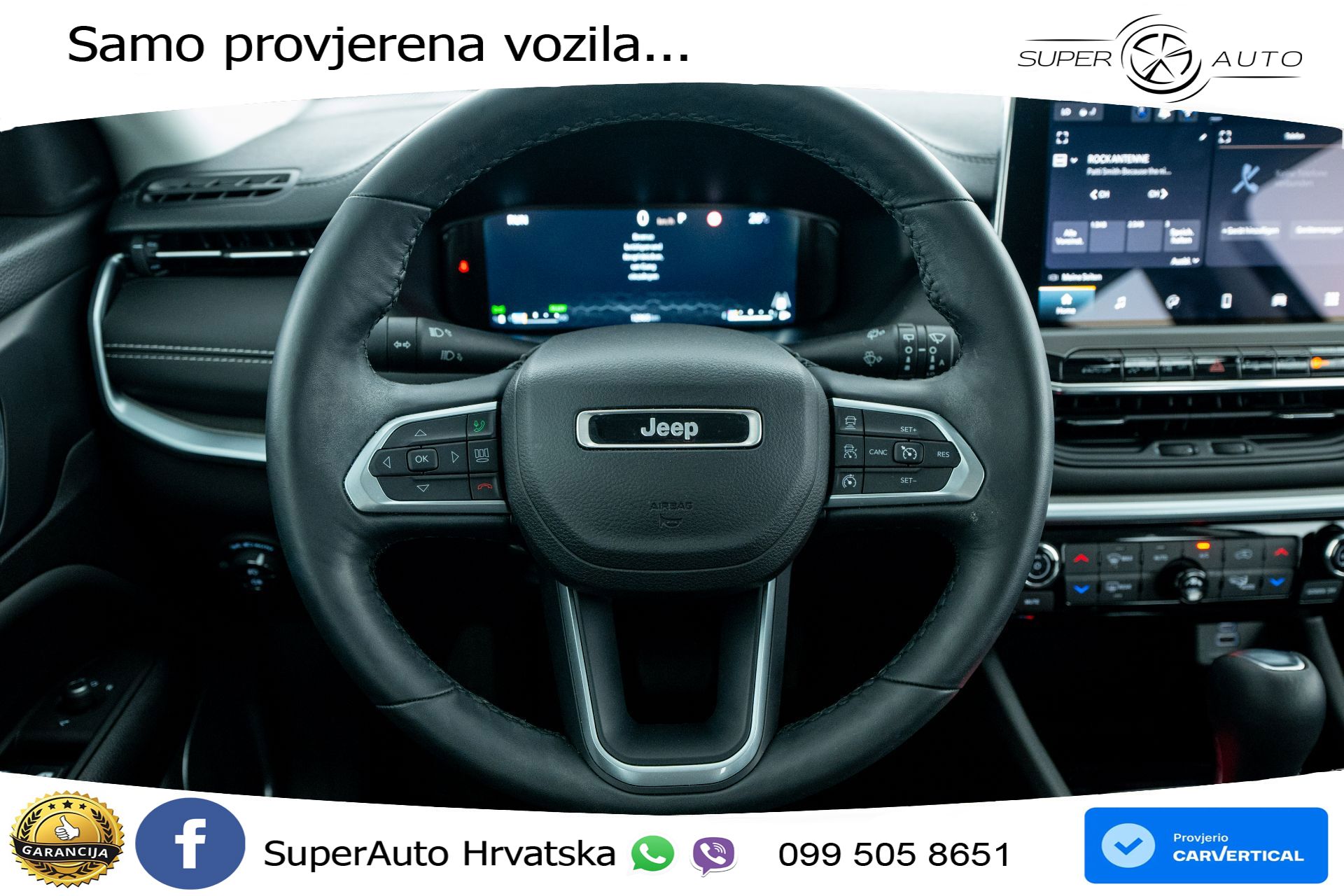 Jeep Compass 1.5 GSE Aut. 130 KS, LED+ACC+GR SJED+KAM+VIRT+PDC
