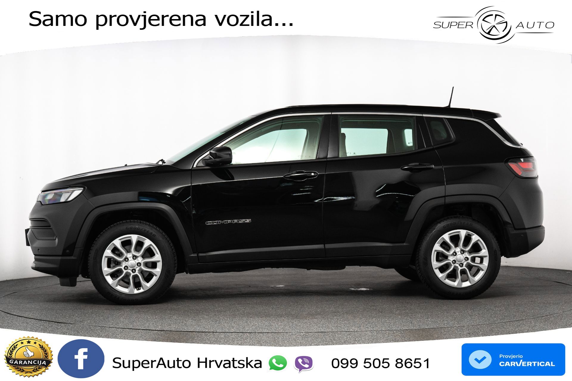 Jeep Compass 1.5 GSE Aut. 130 KS, LED+ACC+GR SJED+KAM+VIRT+PDC