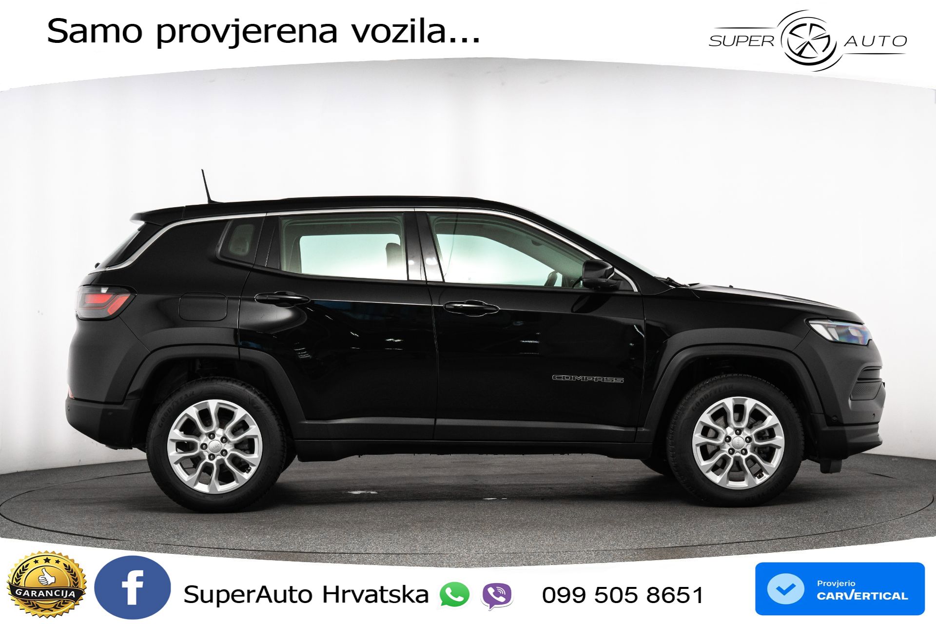 Jeep Compass 1.5 GSE Aut. 130 KS, LED+ACC+GR SJED+KAM+VIRT+PDC
