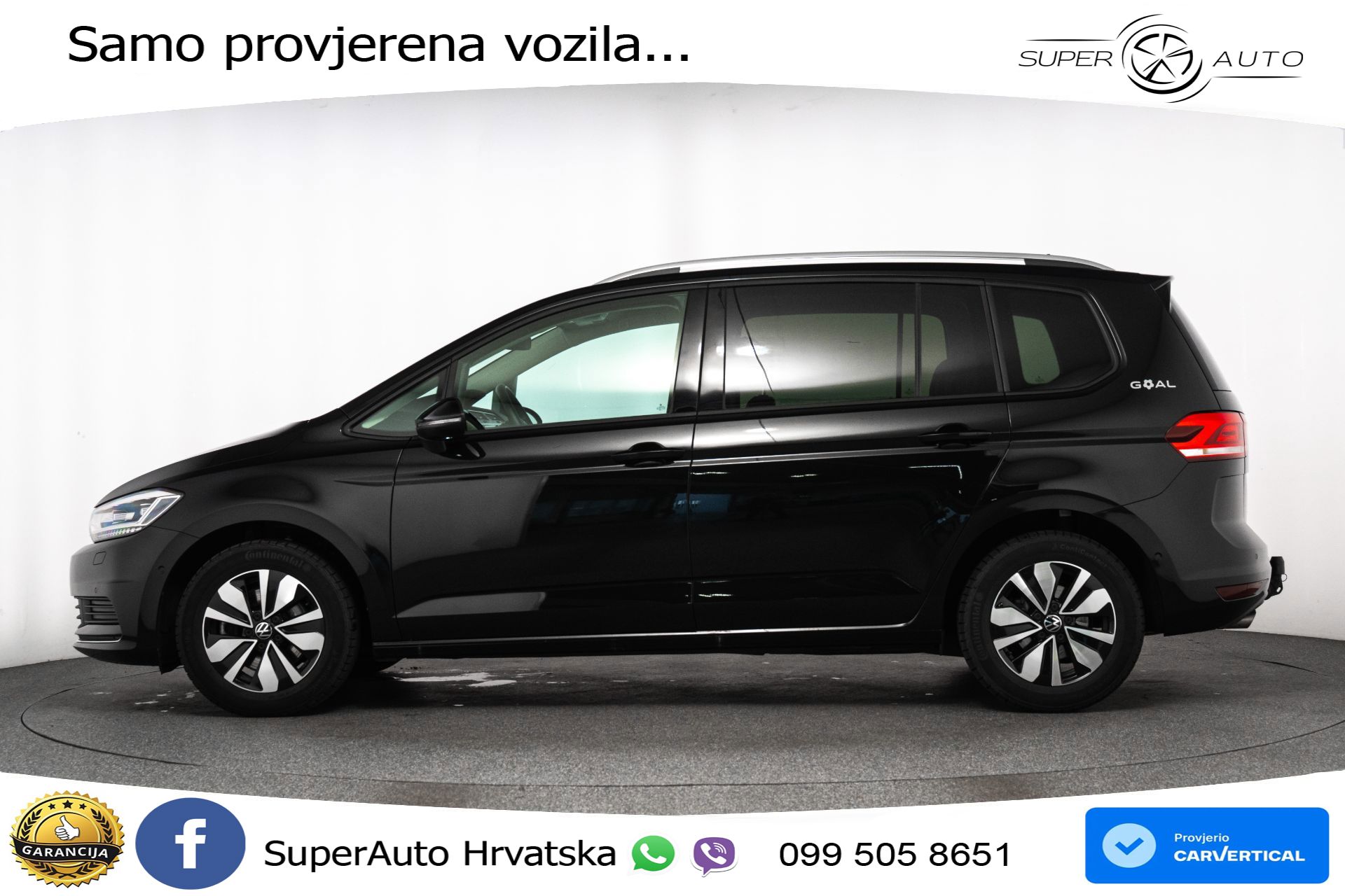 VW Touran 2.0 TDI DSG Comfortline 150 KS, 7-SJED+LED+ACC+GR SJED+PDC+VIRT