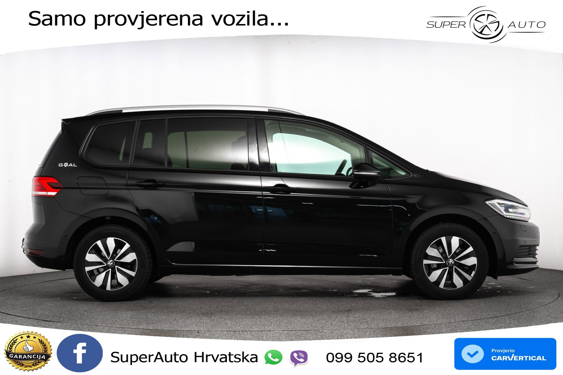 VW Touran 2.0 TDI DSG Comfortline 150 KS, 7-SJED+LED+ACC+GR SJED+PDC+VIRT