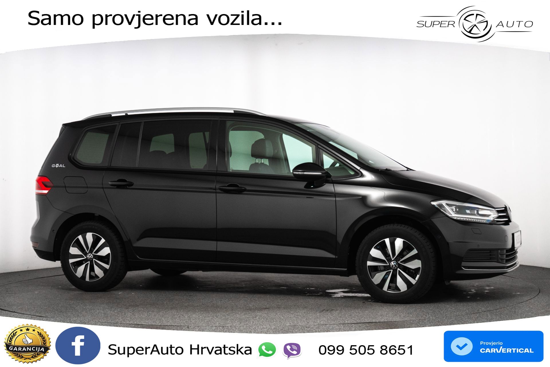 VW Touran 2.0 TDI DSG Comfortline 150 KS, 7-SJED+LED+ACC+GR SJED+PDC+VIRT