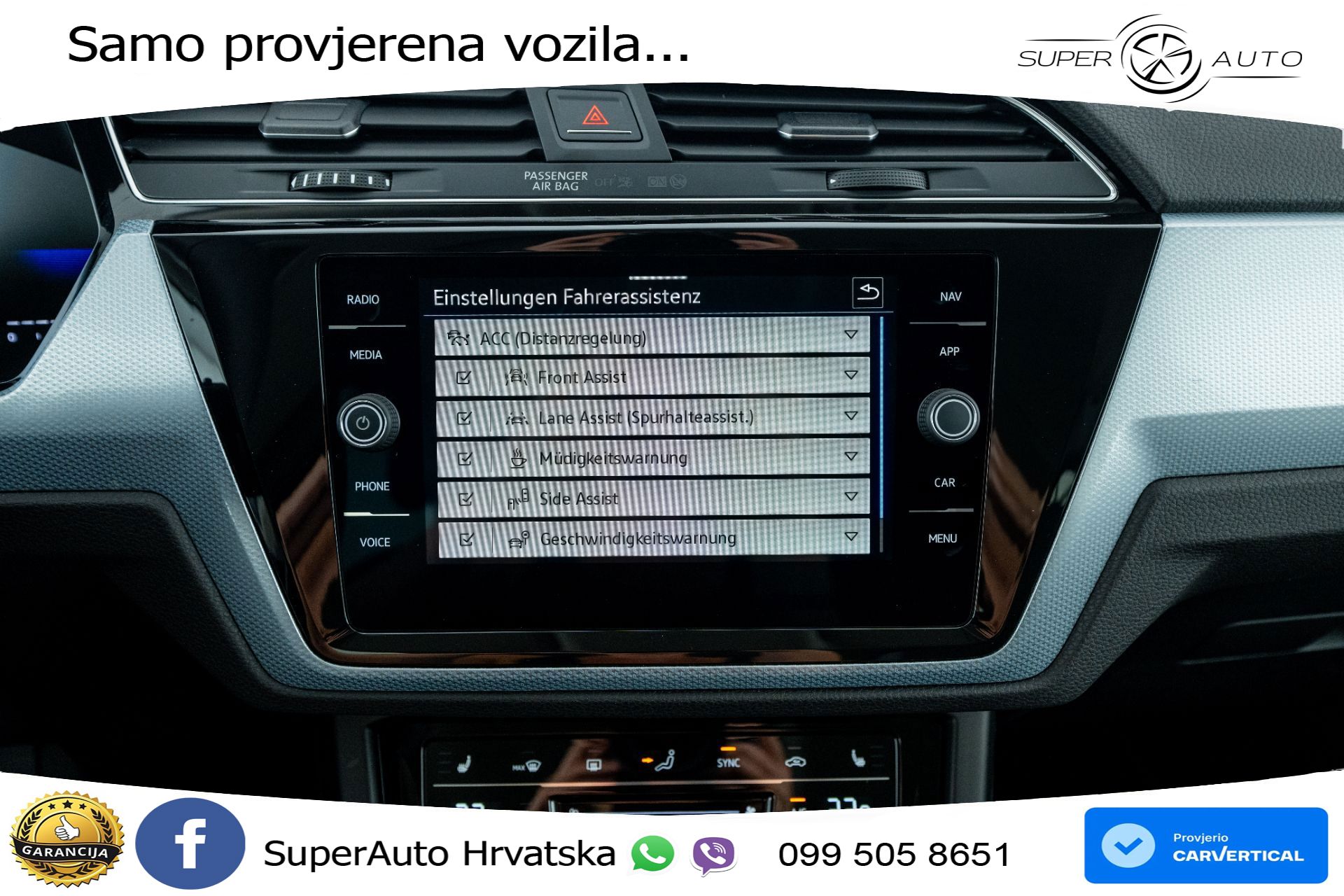 VW Touran 2.0 TDI DSG Comfortline 150 KS, 7-SJED+LED+ACC+GR SJED+PDC+VIRT