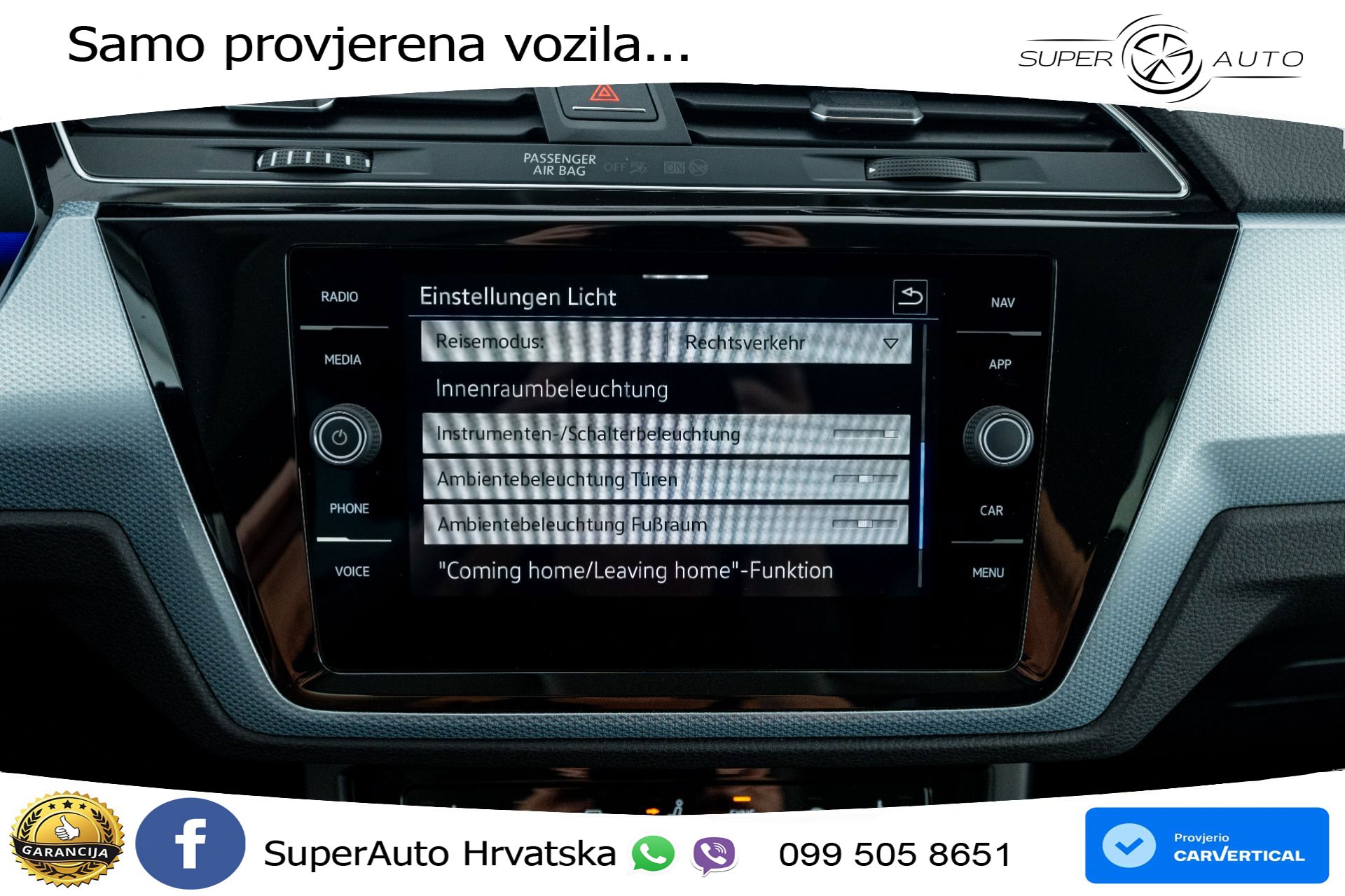 VW Touran 2.0 TDI DSG Comfortline 150 KS, 7-SJED+LED+ACC+GR SJED+PDC+VIRT