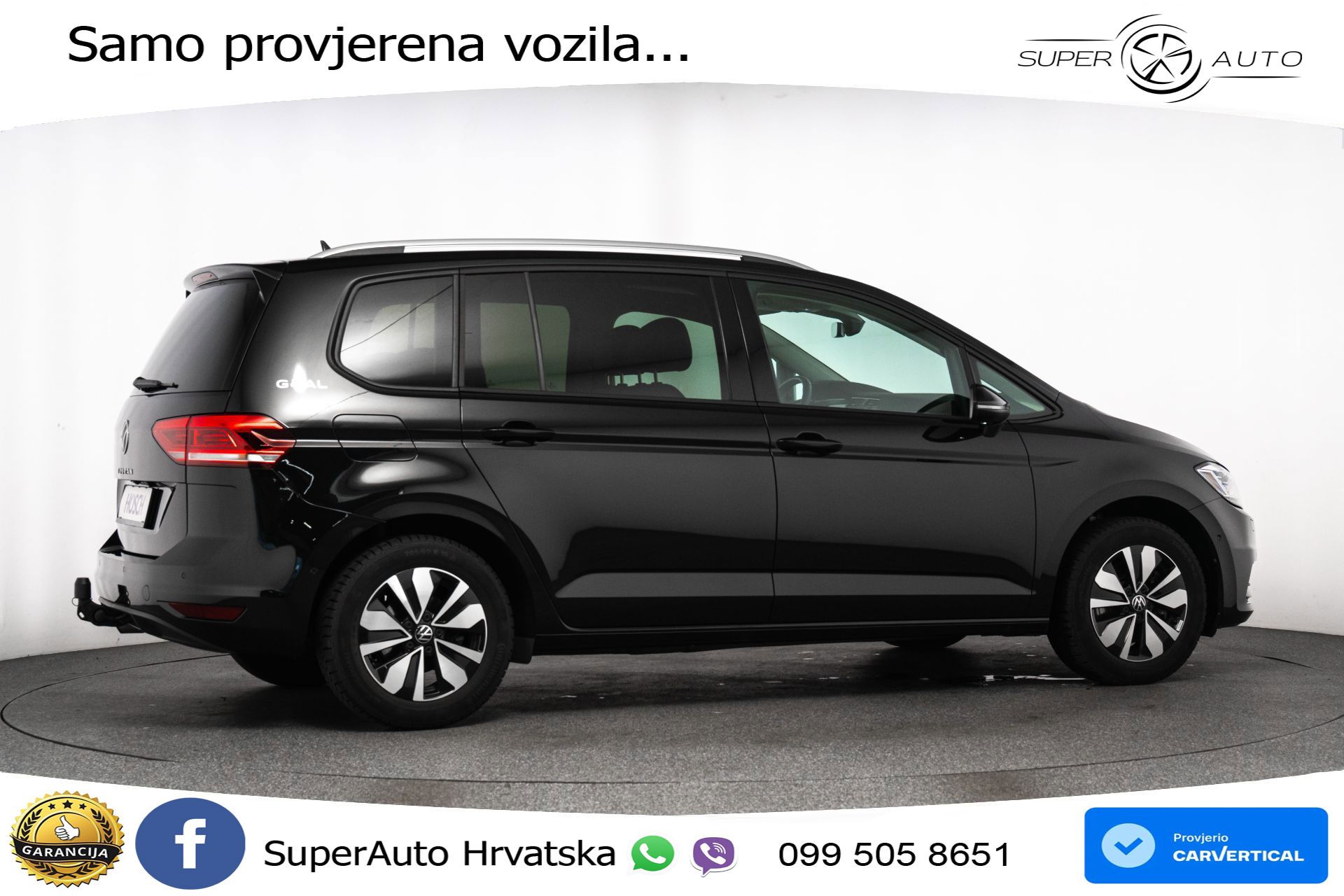 VW Touran 2.0 TDI DSG Comfortline 150 KS, 7-SJED+LED+ACC+GR SJED+PDC+VIRT