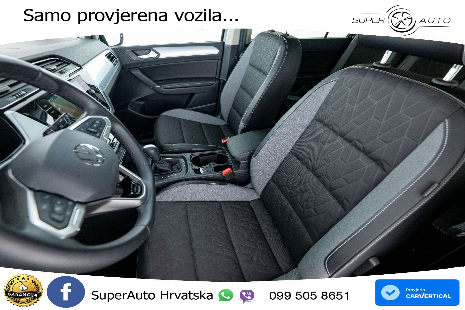 VW Touran 2.0 TDI DSG Comfortline 150 KS, 7-SJED+LED+ACC+GR SJED+PDC+VIRT