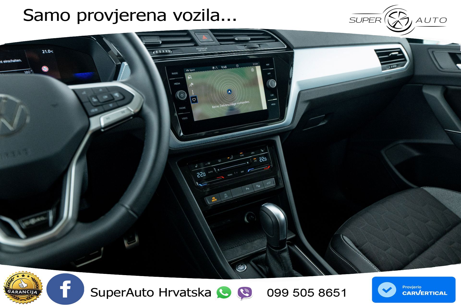 VW Touran 2.0 TDI DSG Comfortline 150 KS, 7-SJED+LED+ACC+GR SJED+PDC+VIRT