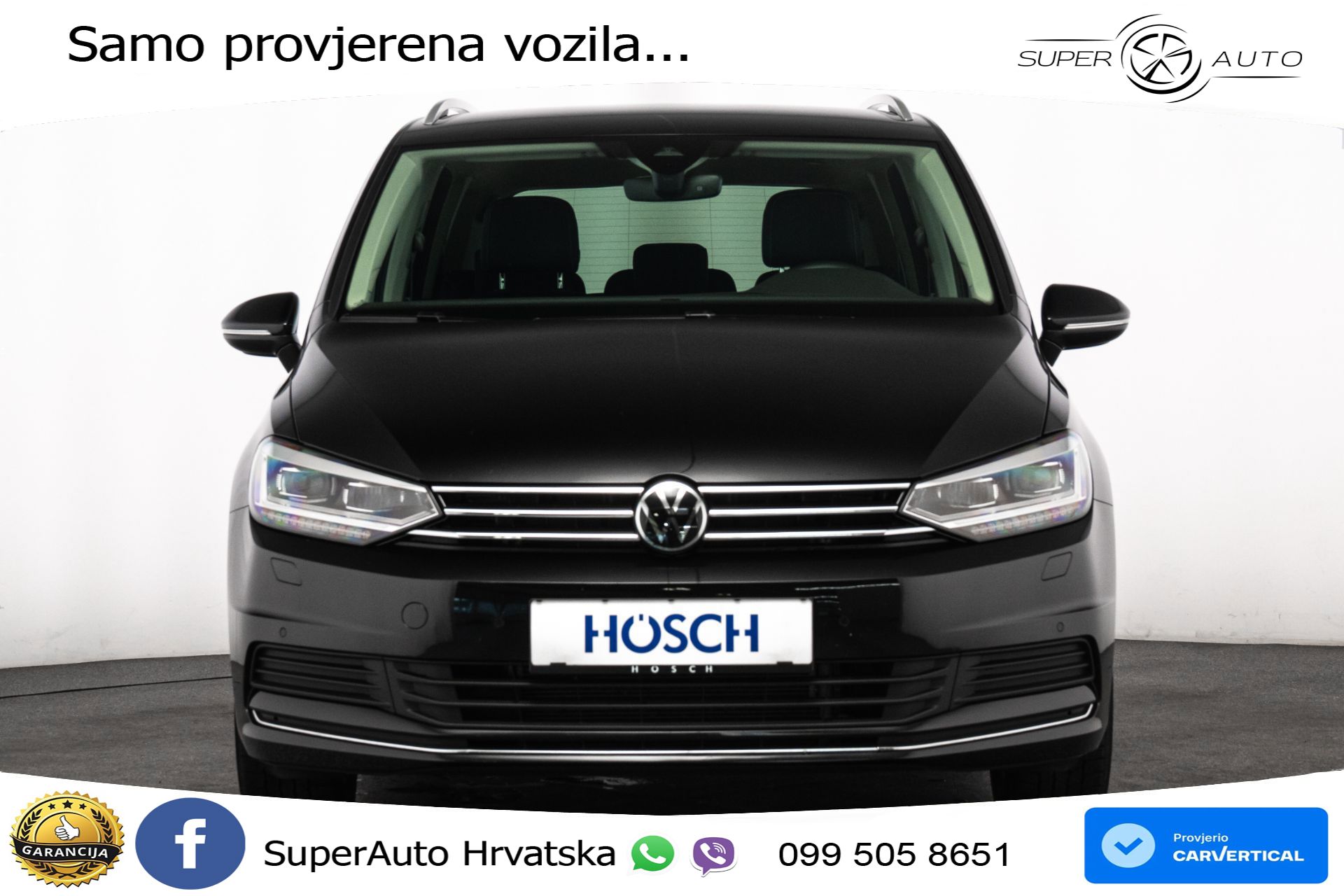 VW Touran 2.0 TDI DSG Comfortline 150 KS, 7-SJED+LED+ACC+GR SJED+PDC+VIRT