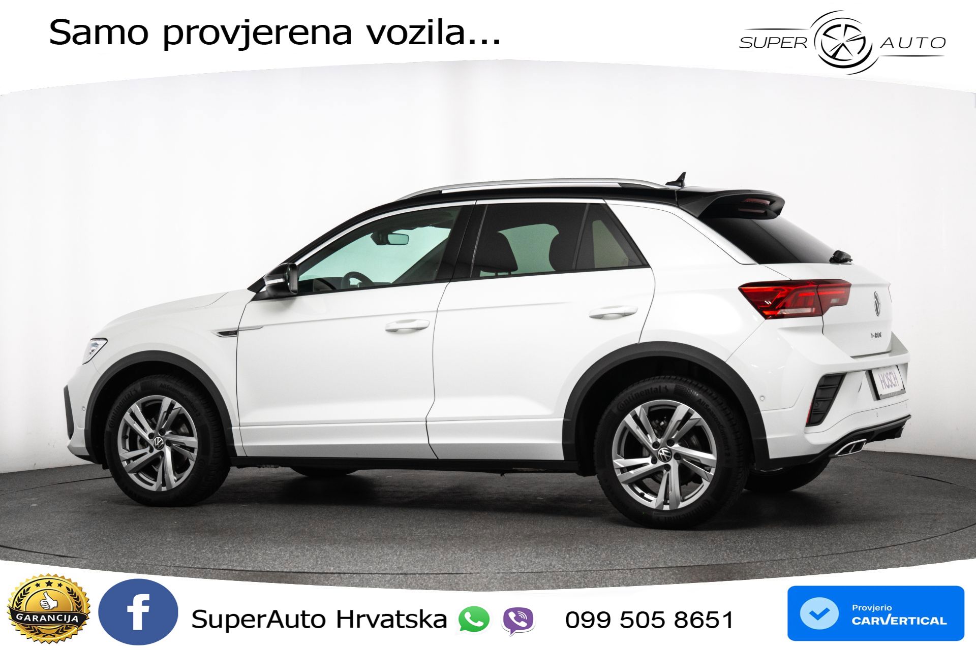 VW T-Roc 1.5 TSI DSG R-Line 150 KS, LED+ACC+GR SJED+KAM+VIRT+PDC