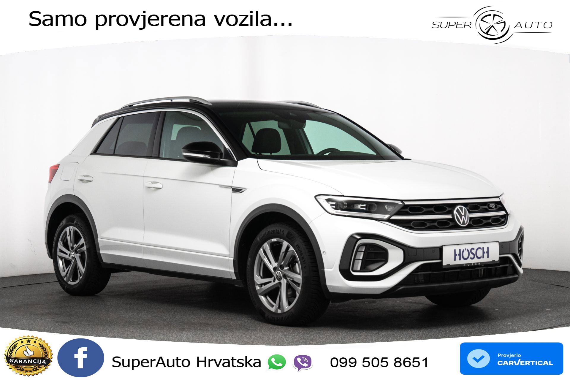 VW T-Roc 1.5 TSI DSG R-Line 150 KS, LED+ACC+GR SJED+KAM+VIRT+PDC