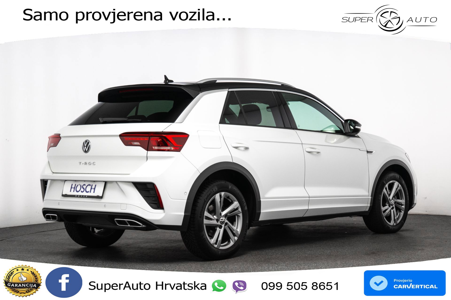 VW T-Roc 1.5 TSI DSG R-Line 150 KS, LED+ACC+GR SJED+KAM+VIRT+PDC
