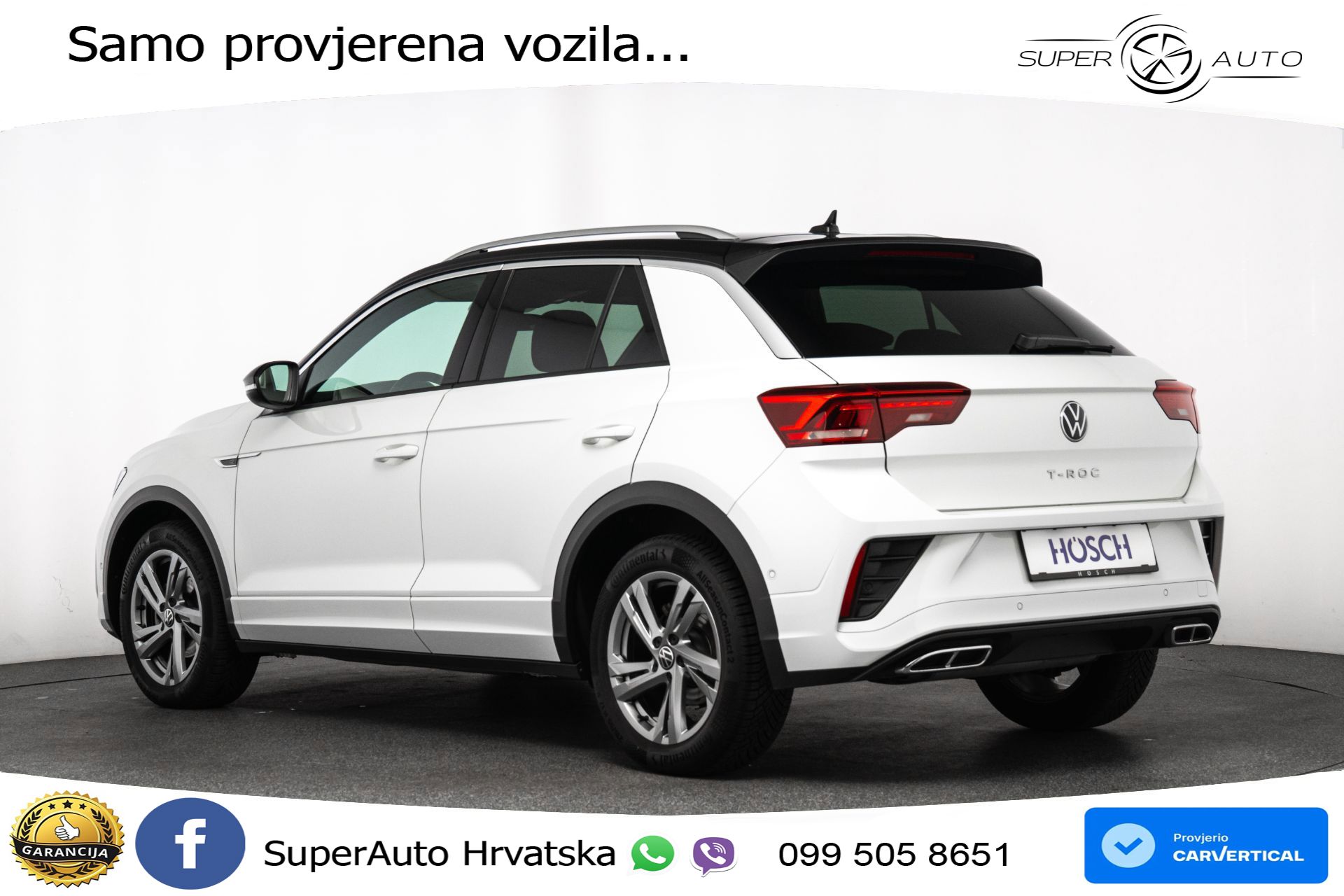 VW T-Roc 1.5 TSI DSG R-Line 150 KS, LED+ACC+GR SJED+KAM+VIRT+PDC