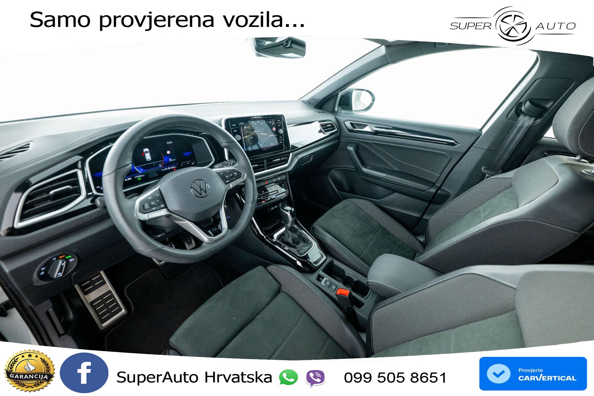 VW T-Roc 1.5 TSI DSG R-Line 150 KS, LED+ACC+GR SJED+KAM+VIRT+PDC