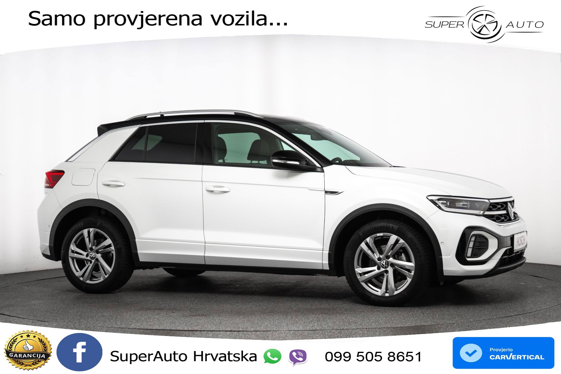 VW T-Roc 1.5 TSI DSG R-Line 150 KS, LED+ACC+GR SJED+KAM+VIRT+PDC