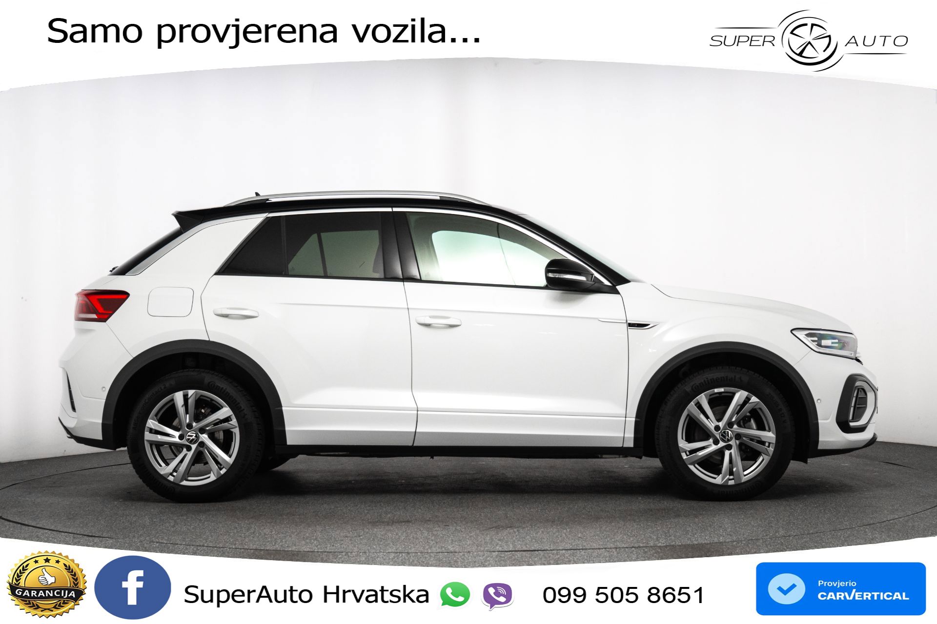 VW T-Roc 1.5 TSI DSG R-Line 150 KS, LED+ACC+GR SJED+KAM+VIRT+PDC