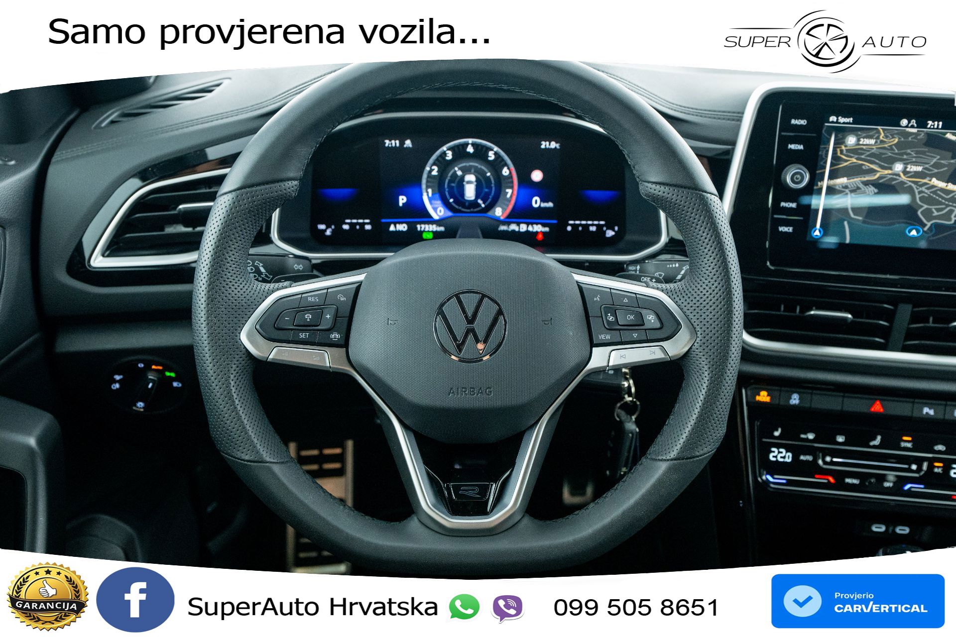 VW T-Roc 1.5 TSI DSG R-Line 150 KS, LED+ACC+GR SJED+KAM+VIRT+PDC