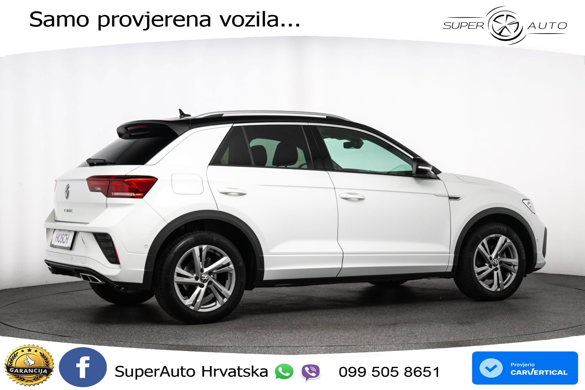 VW T-Roc 1.5 TSI DSG R-Line 150 KS, LED+ACC+GR SJED+KAM+VIRT+PDC
