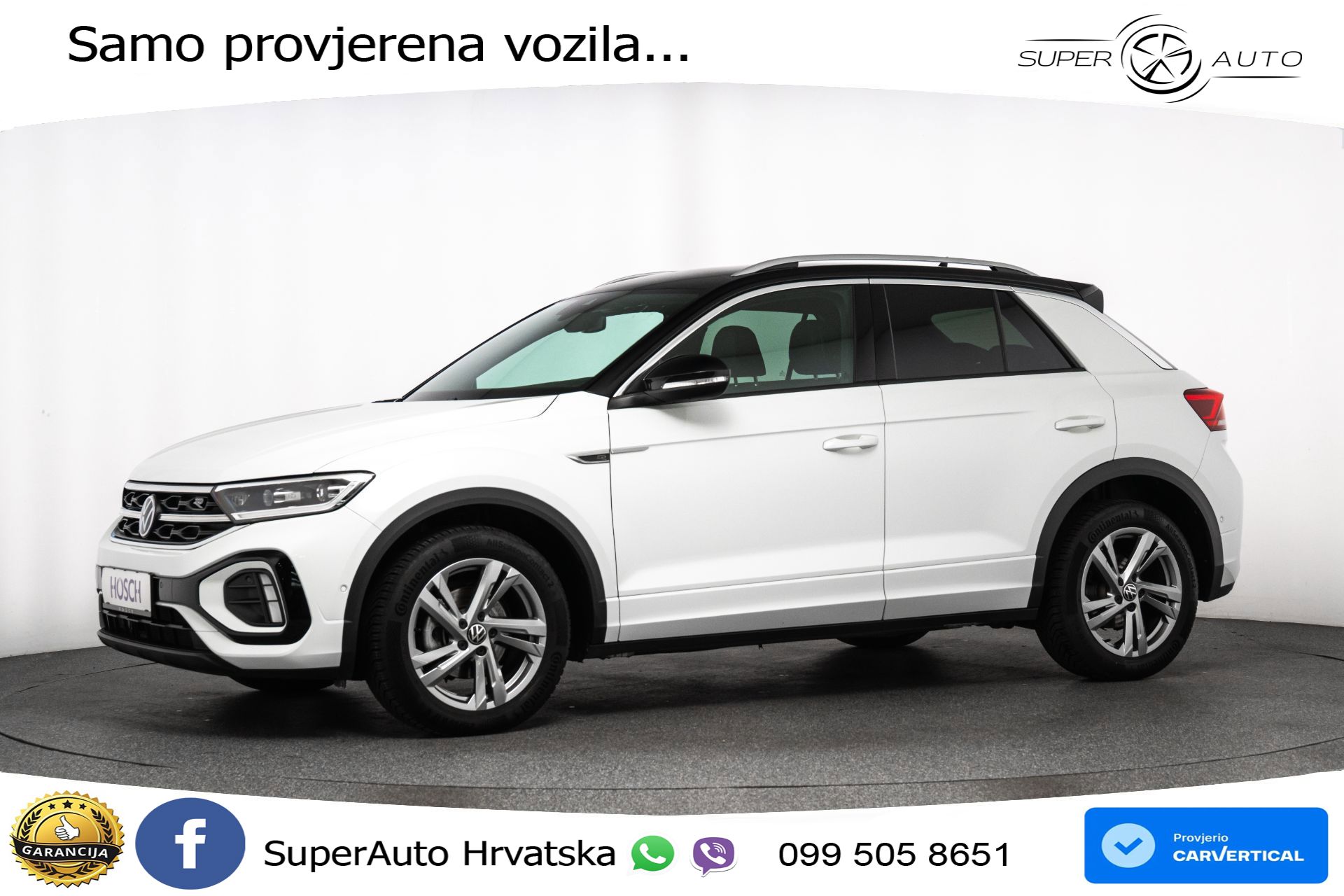 VW T-Roc 1.5 TSI DSG R-Line 150 KS, LED+ACC+GR SJED+KAM+VIRT+PDC