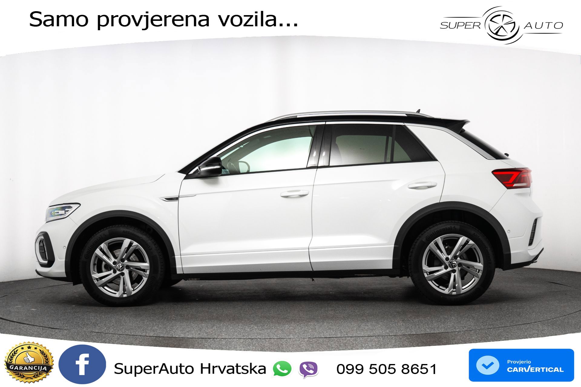 VW T-Roc 1.5 TSI DSG R-Line 150 KS, LED+ACC+GR SJED+KAM+VIRT+PDC