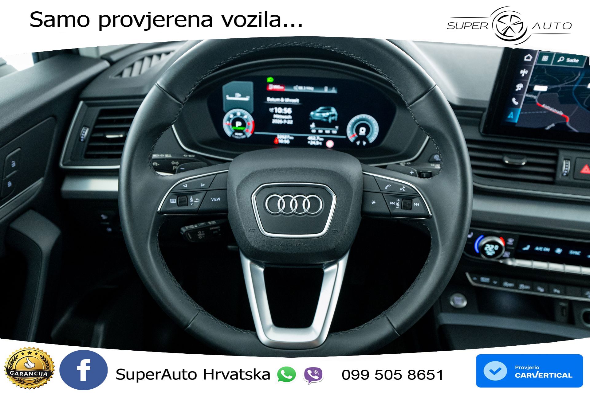 Audi Q5 40 2.0 TDI quattro ultra S tronic Advanced 204 KS, ACC+360+GR SJED+VIRT