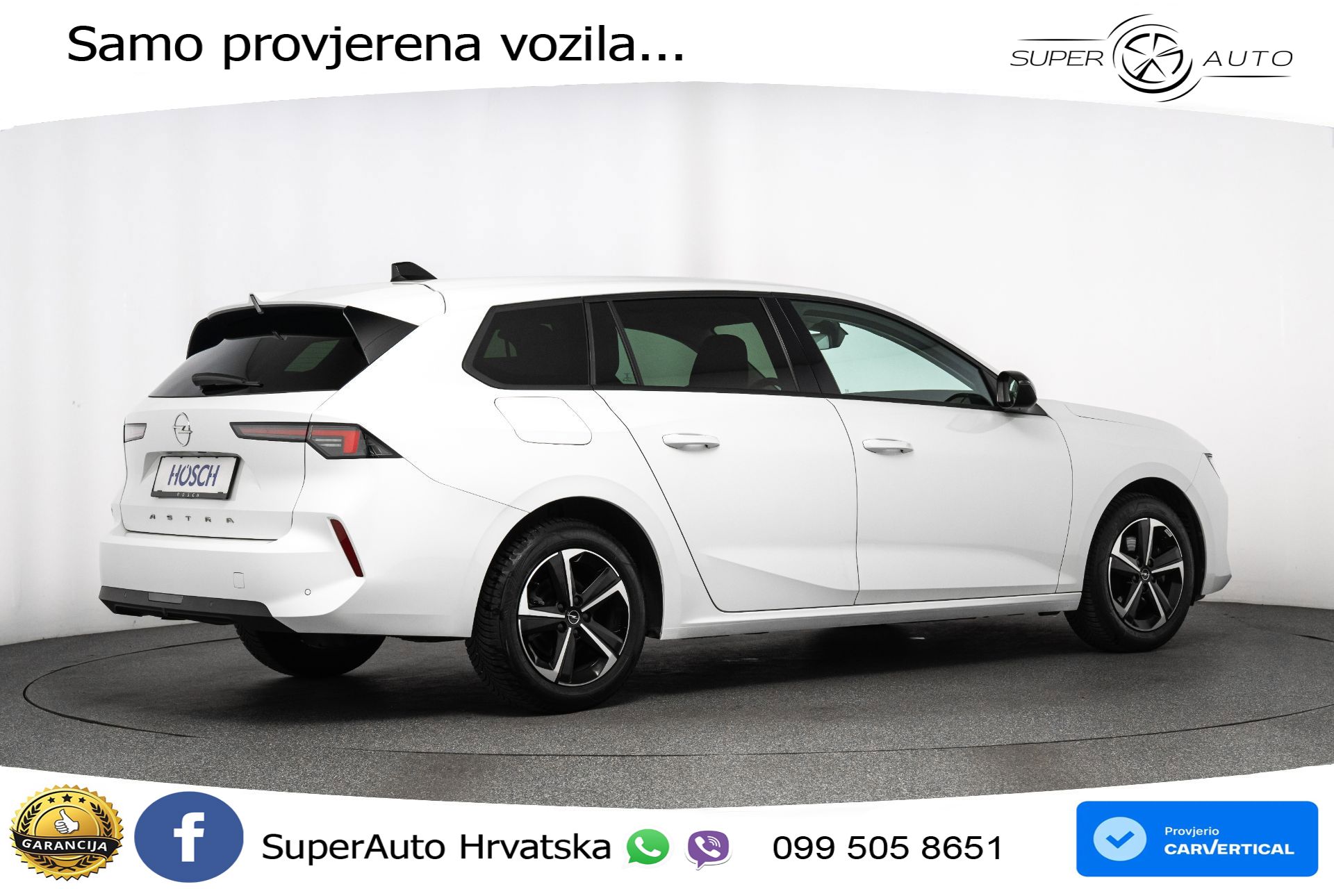 Opel Astra ST 1.5d Aut. 131 KS, LED+ACC+GR SJED+KUKA+VIRT+PDC