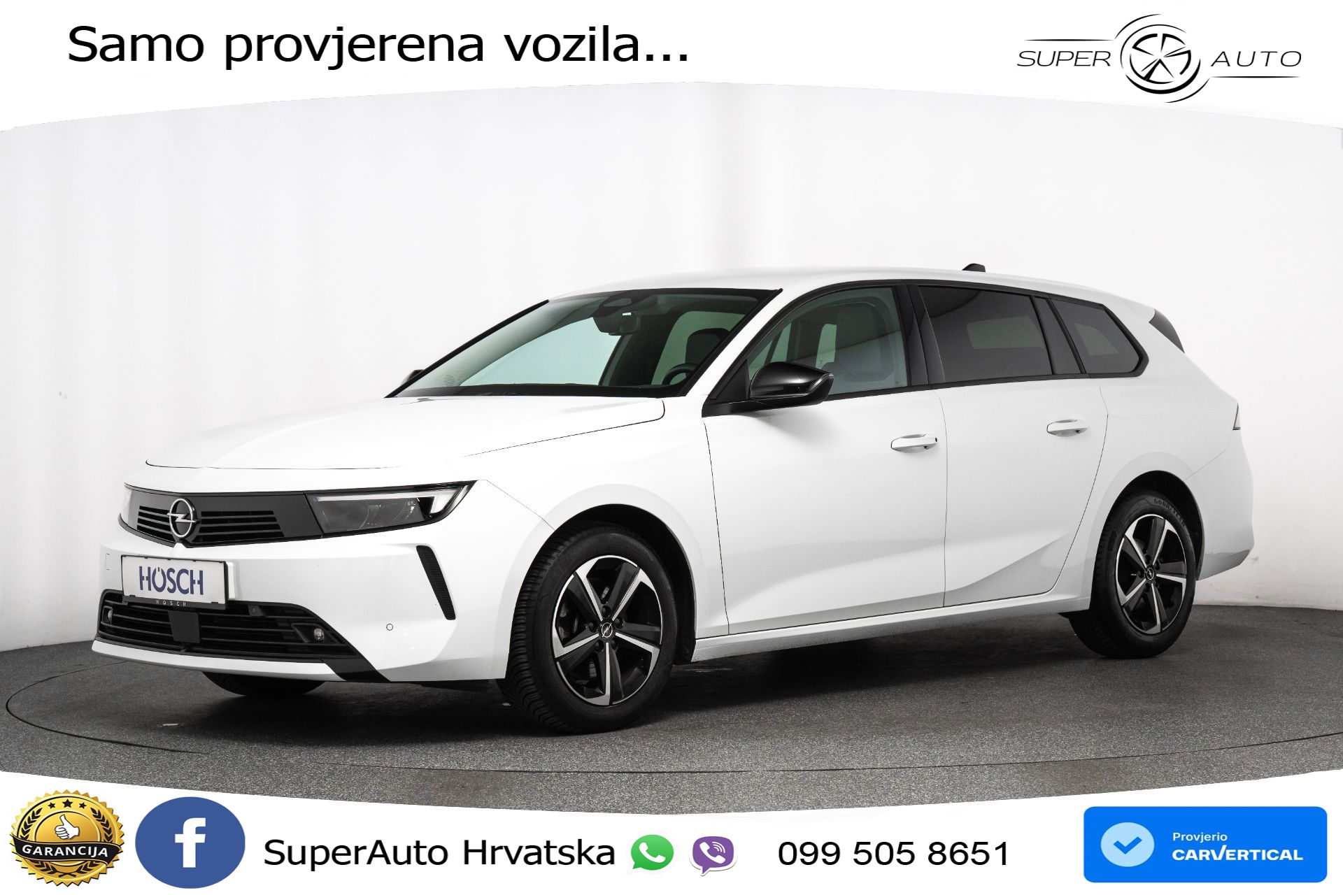 Opel Astra ST 1.5d Aut. 131 KS, LED+ACC+GR SJED+KUKA+VIRT+PDC